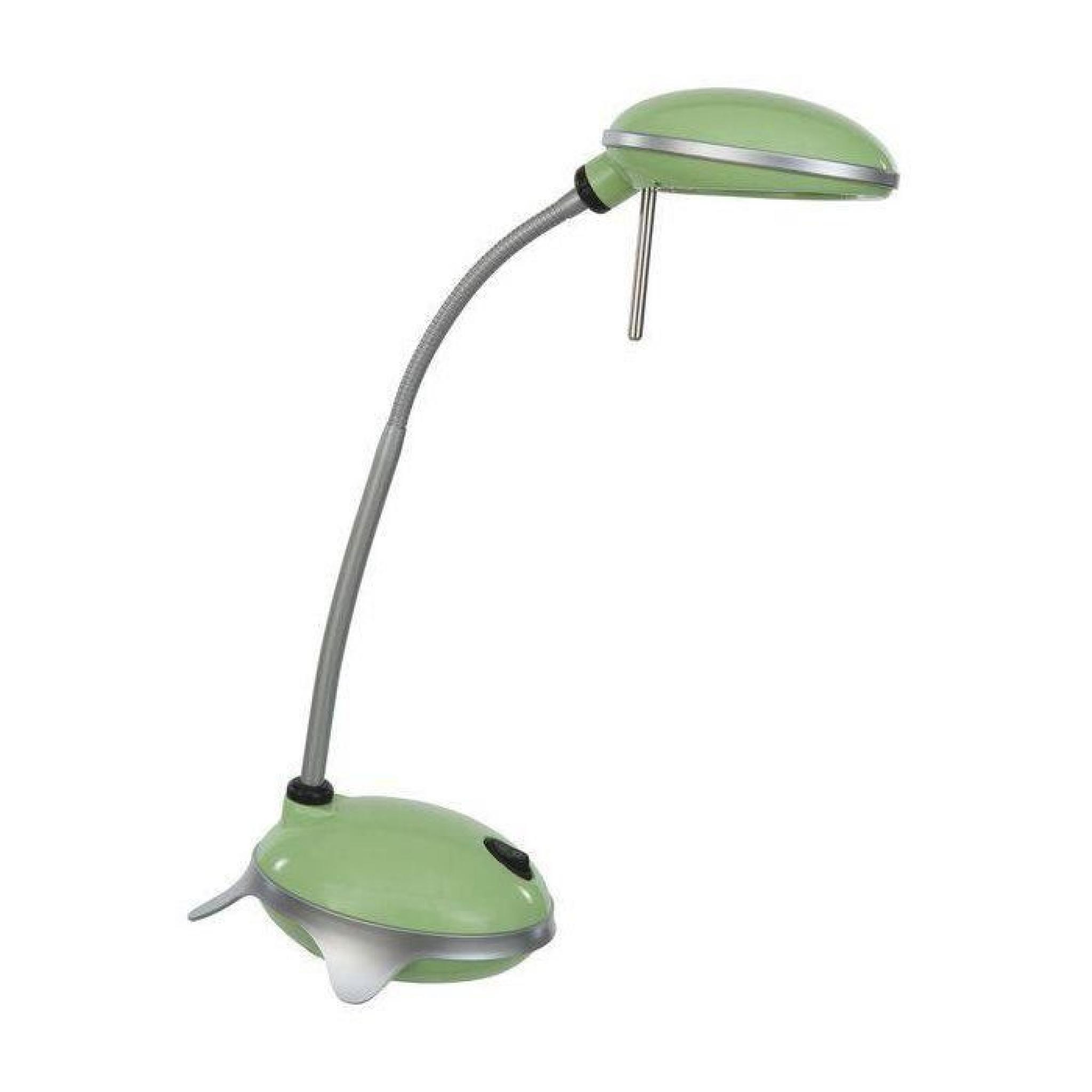 Lampe de bureau Plastique argent/vert Proxy Led 3W - Boutica-Design pas cher