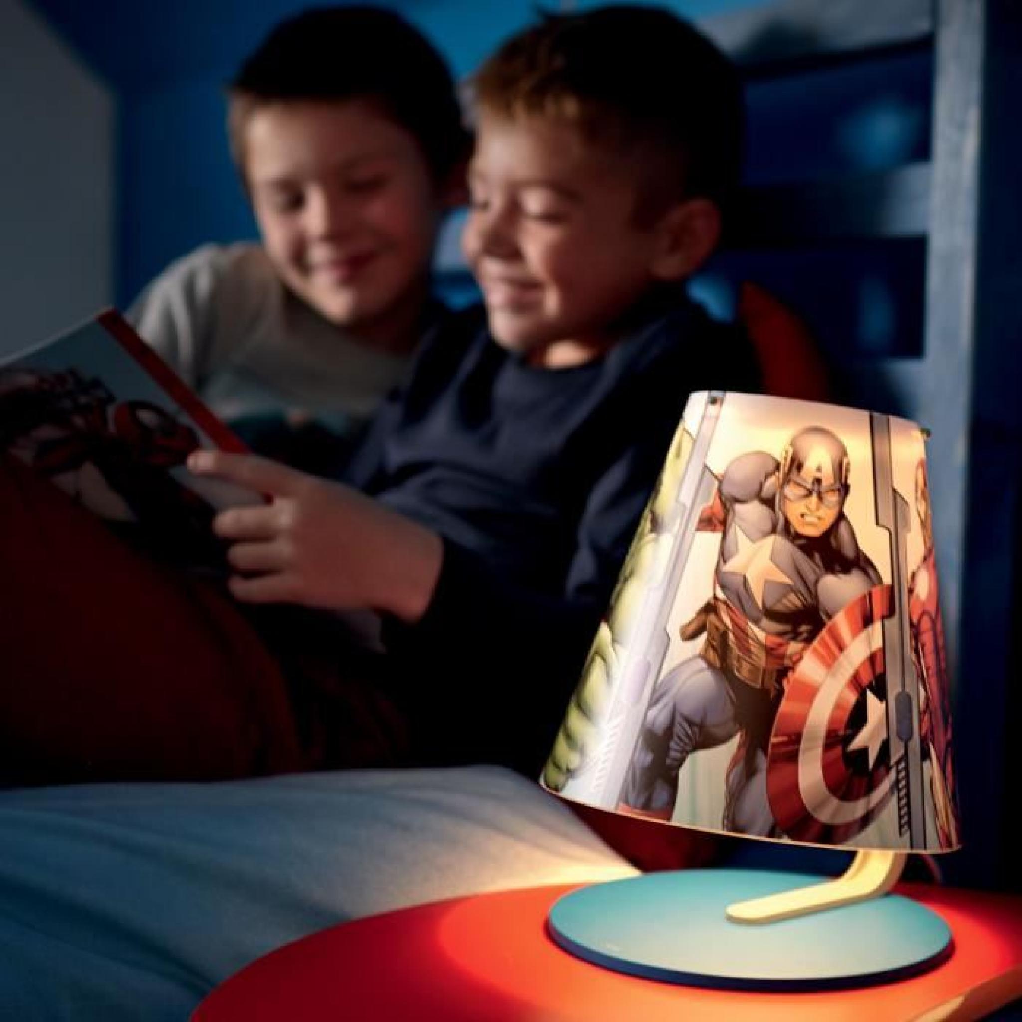 Lampe de chevet Avengers Marvel Disney Philips pas cher