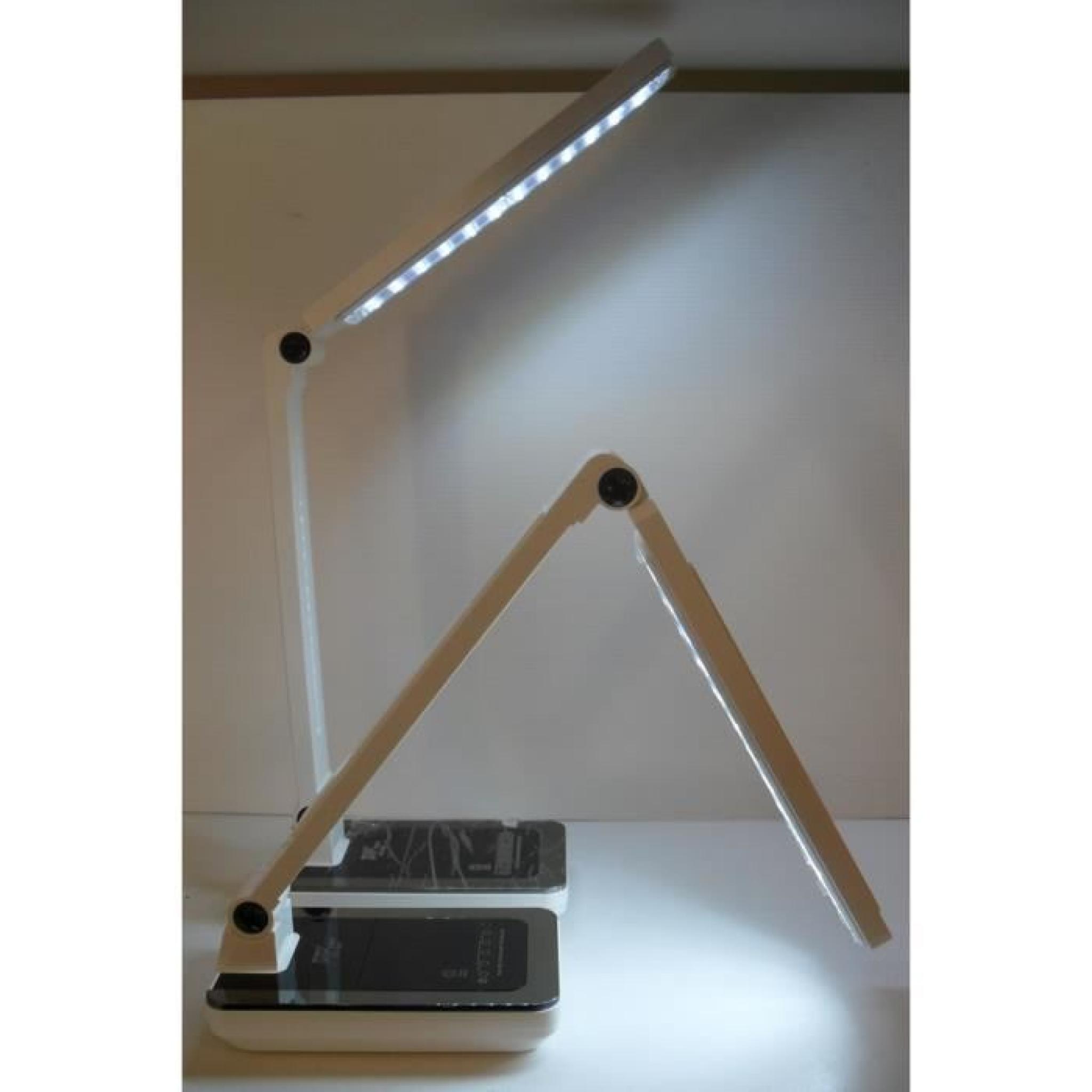 Lampe de Chevet Bureau Chambre Design Orientable 48 Led Rechargeable 230V  pas cher
