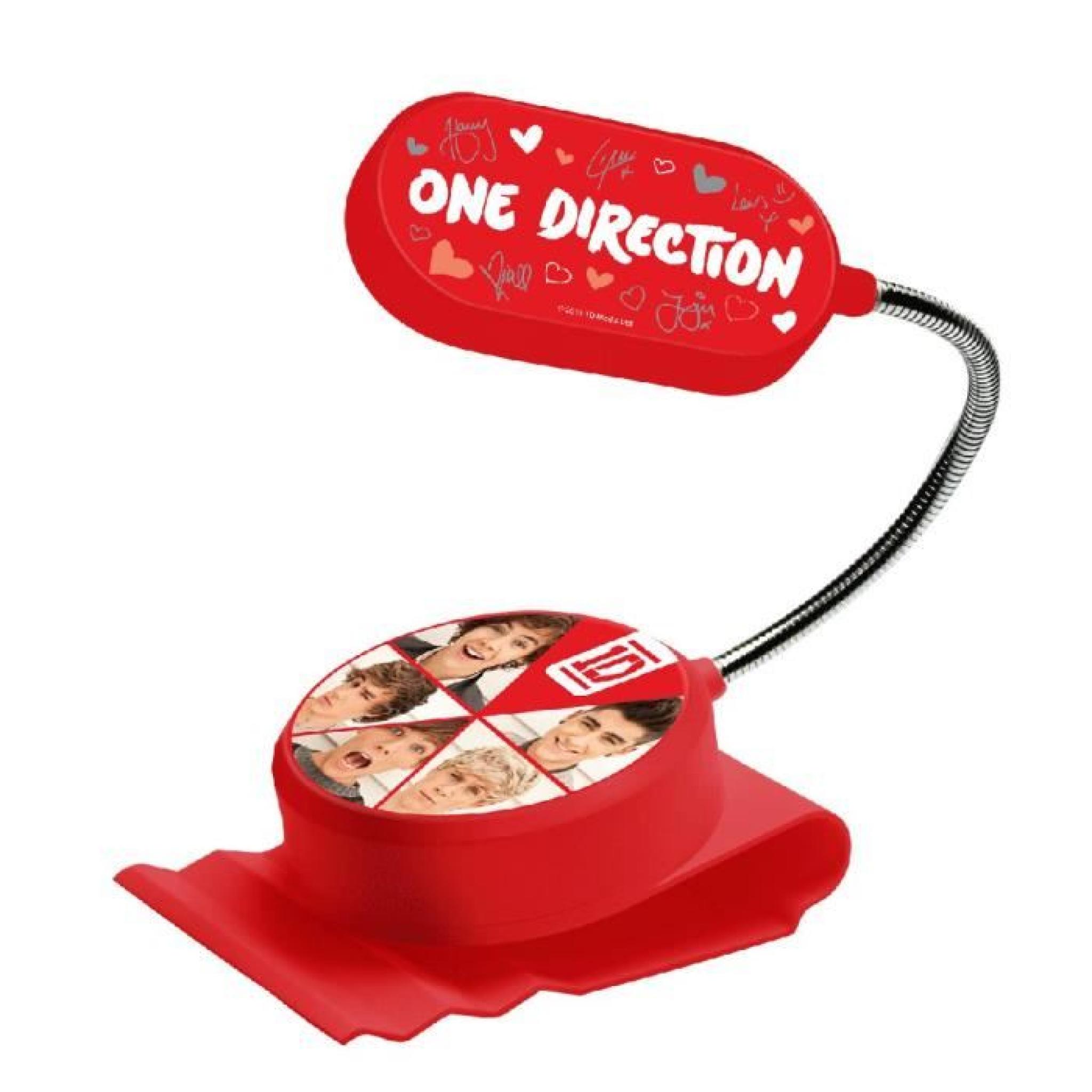 Lampe de chevet clip One Direction.  pas cher