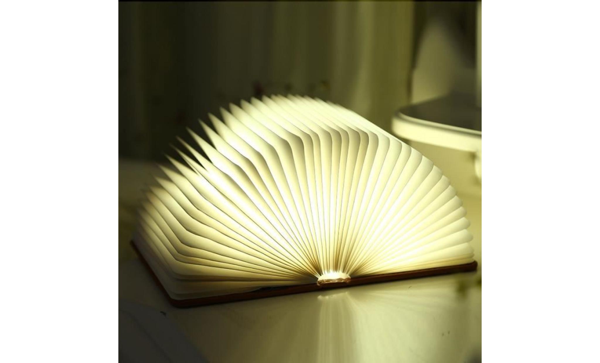 lampe de chevet creative lampe de lecture pliante led usb rechargeable décoratif quatre couleurs lumière