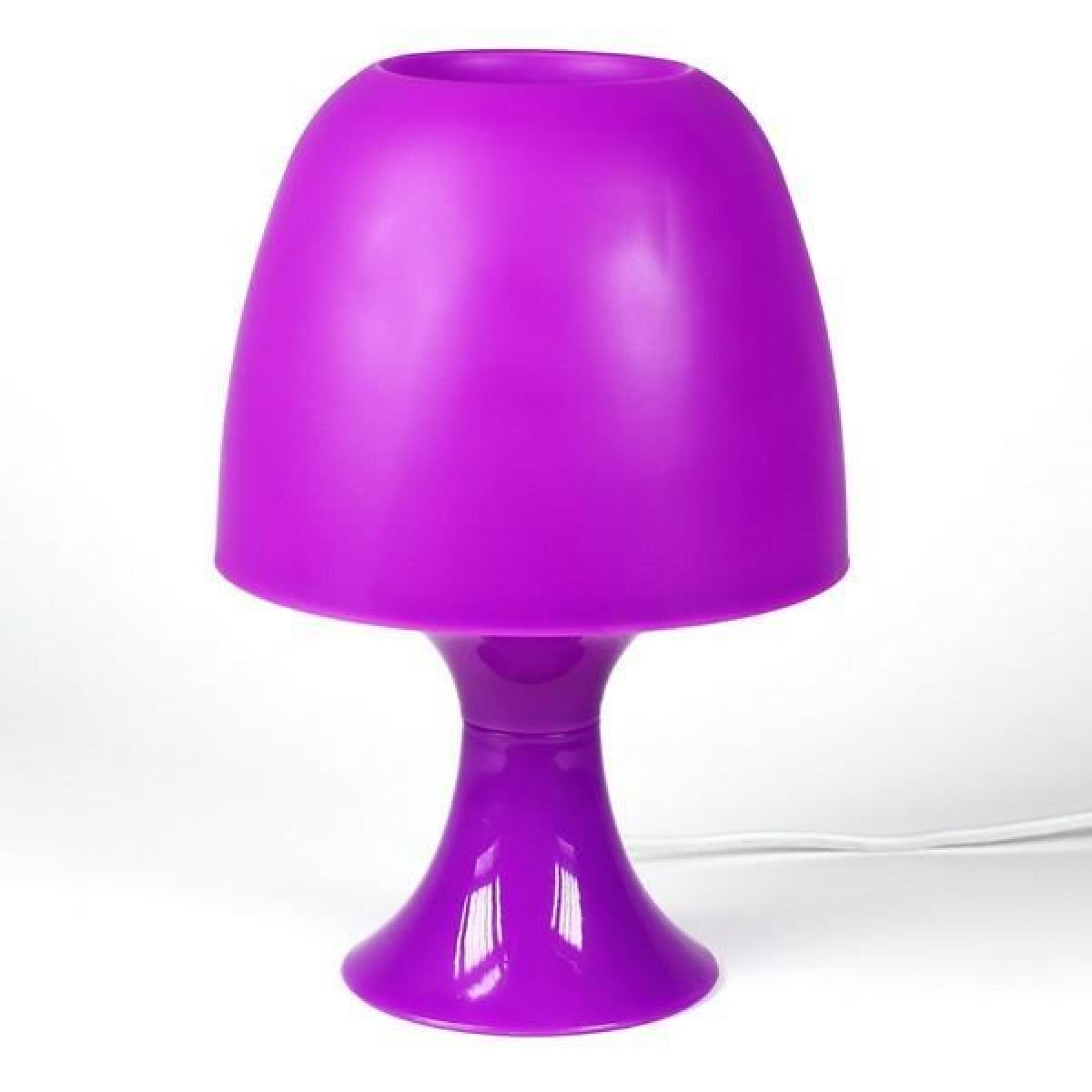 Lampe de chevet violet