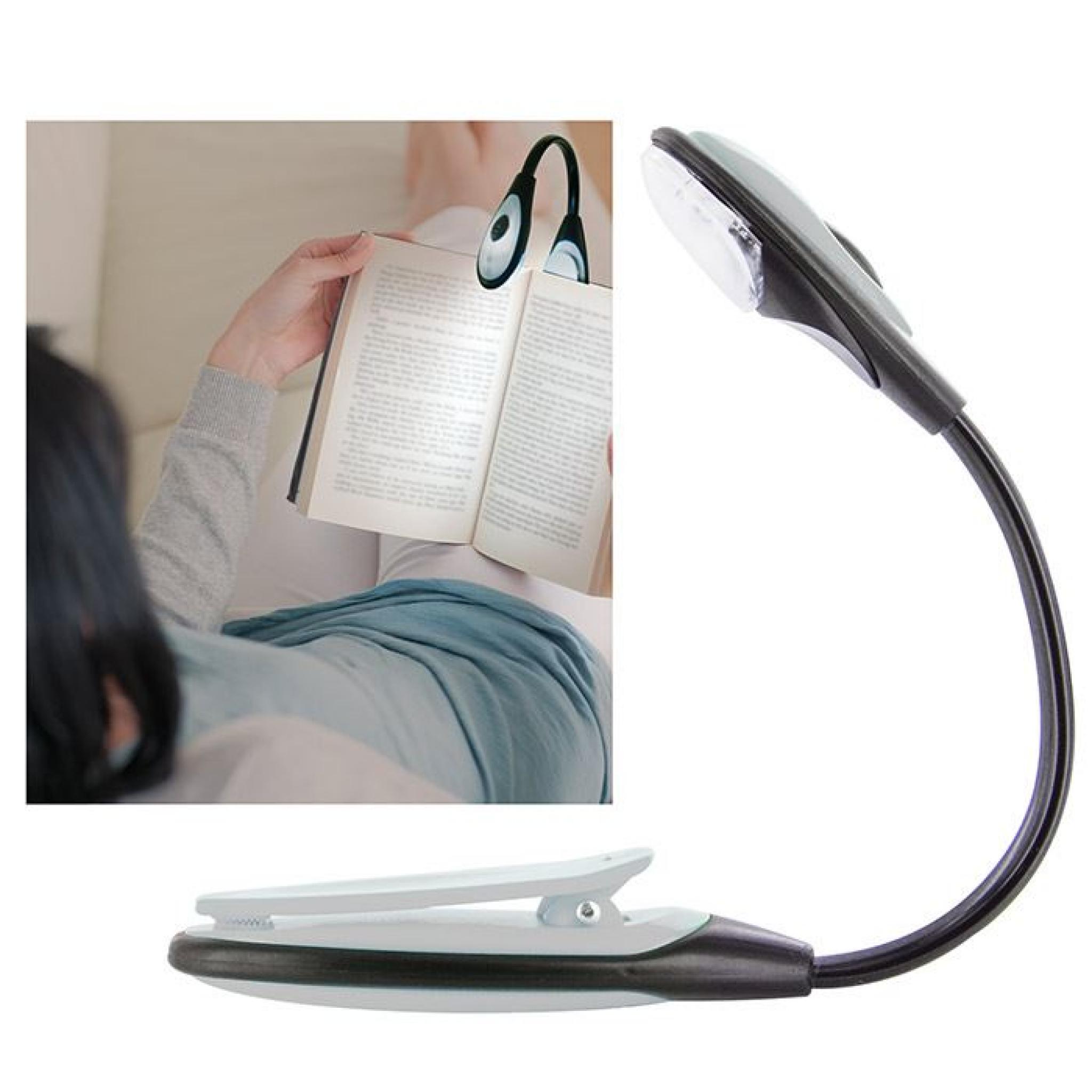 Lampe de lecture flexible LED blanc