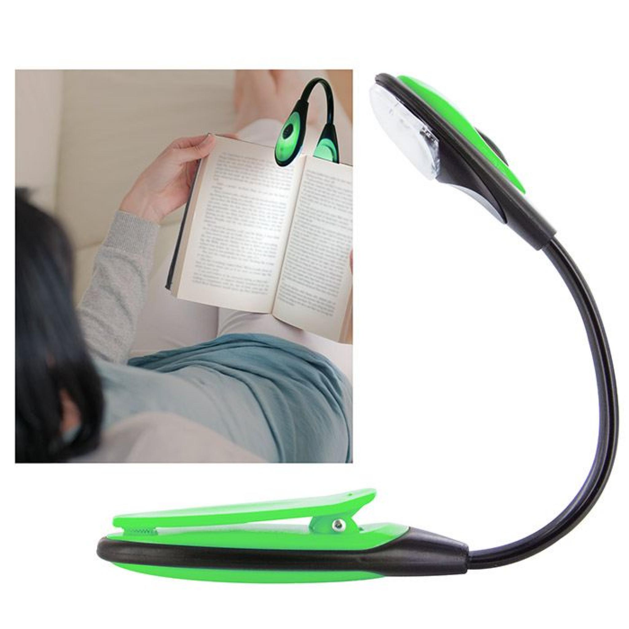 Lampe de lecture flexible LED vert