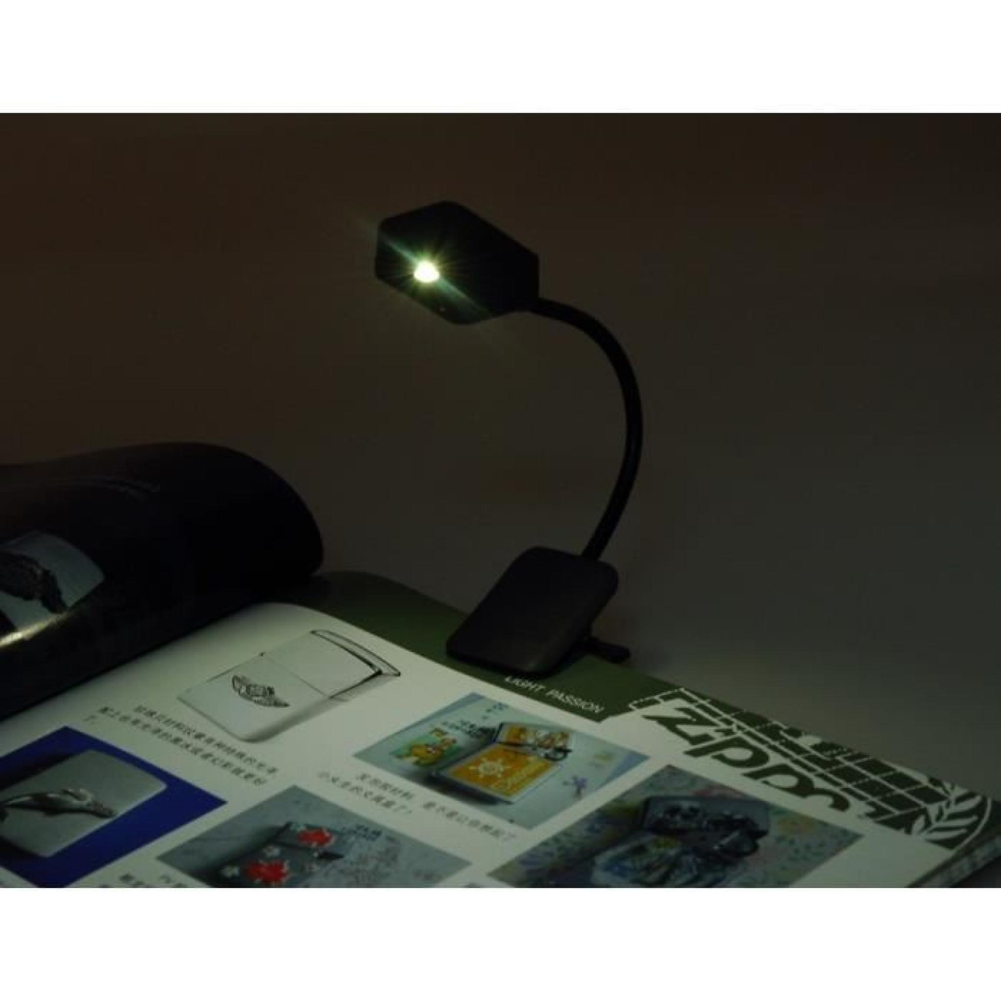 Lampe de lecture LED Portable (Black) pas cher