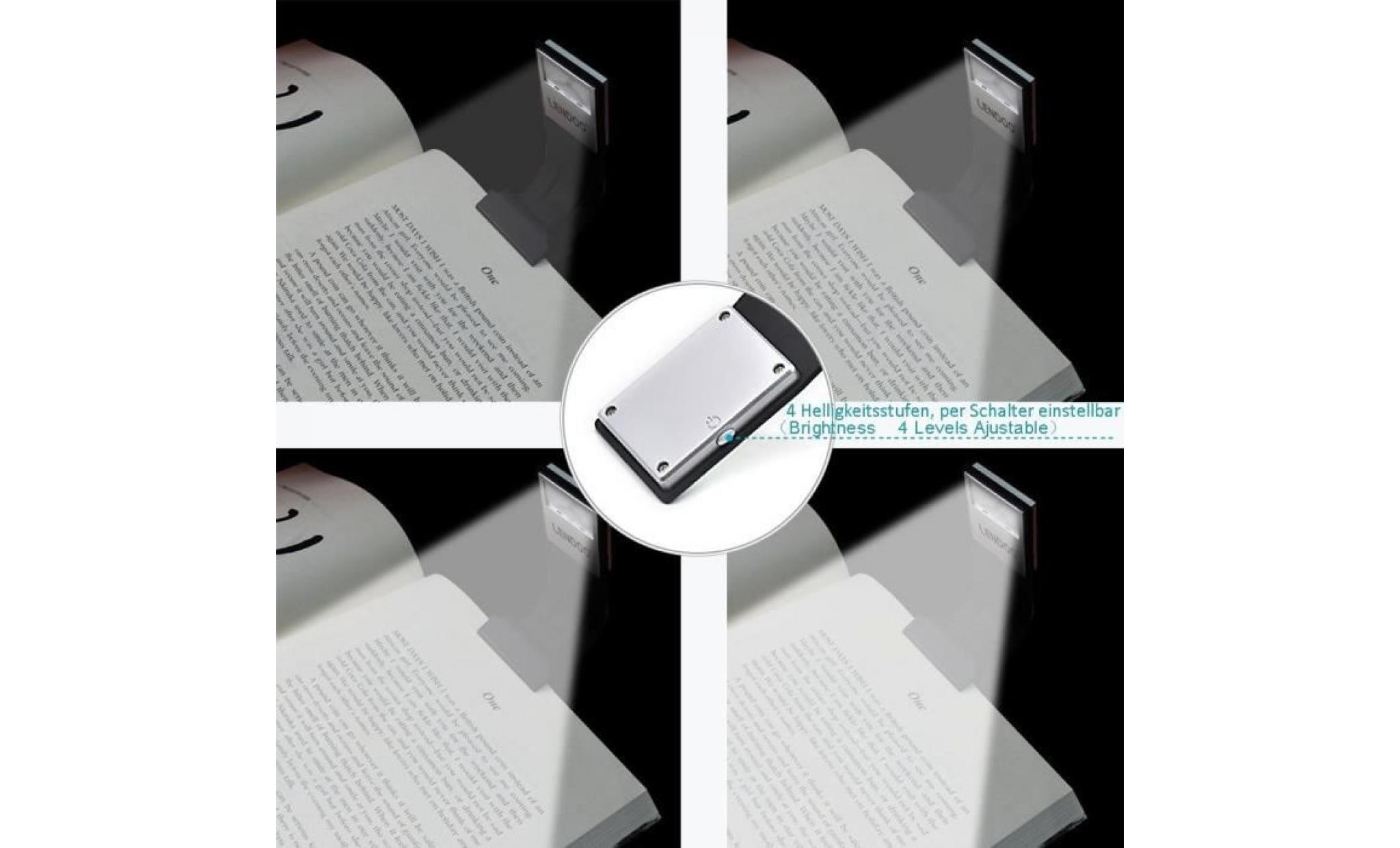 lampe de lecture usb rechargeable lampe avec pince lampe livre lampe de lecture flexible livre lire led lampe de lecture 4 luminosit pas cher