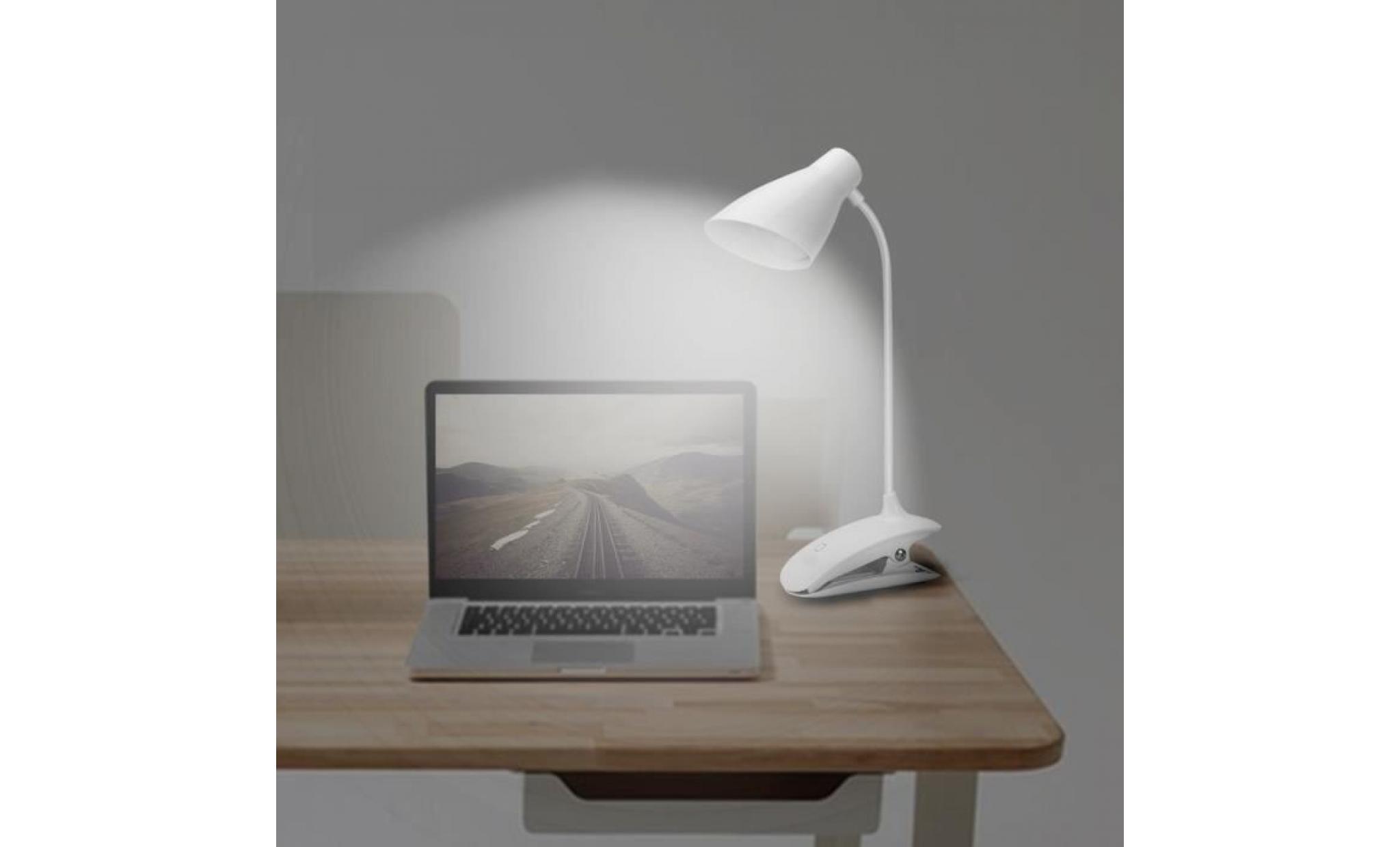 lampe de lecture usb rechargeable livre lampe de bureau portable avec protection des yeux   2428 pas cher