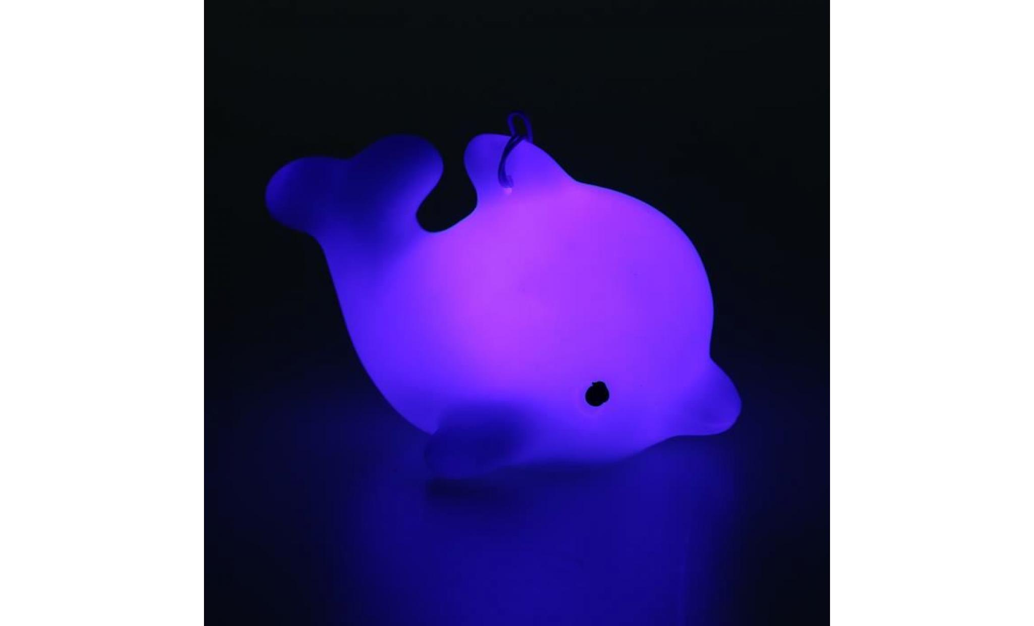 lampe de nuit led en forme de baleines a couleur changeant romantique lampe de nuit led de christmas pas cher