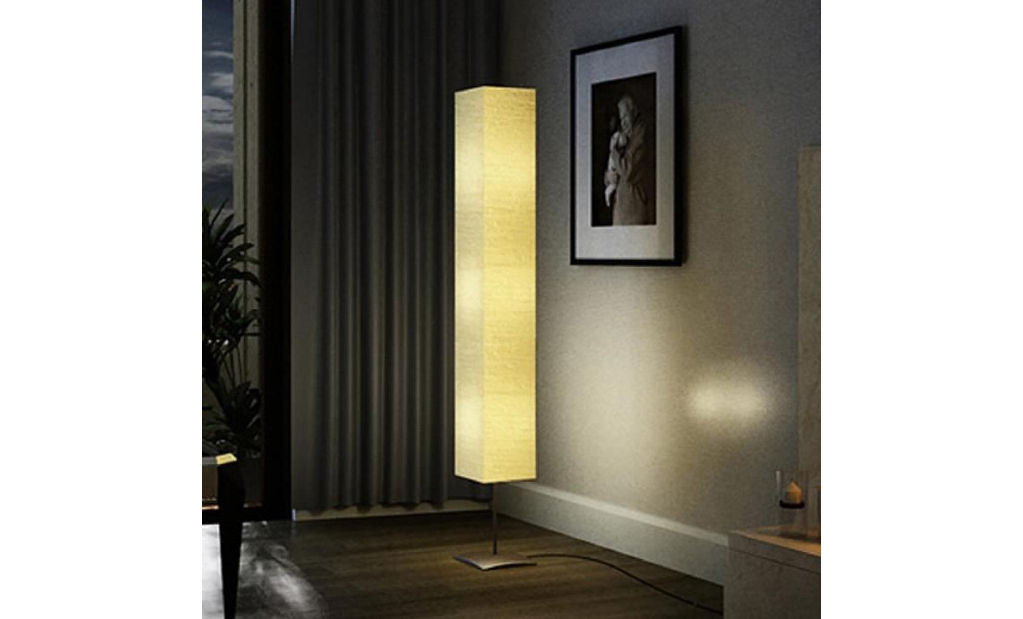 lampe de salon sur pied 22 x 22 x 170 cm lampadaire design moderne à maison