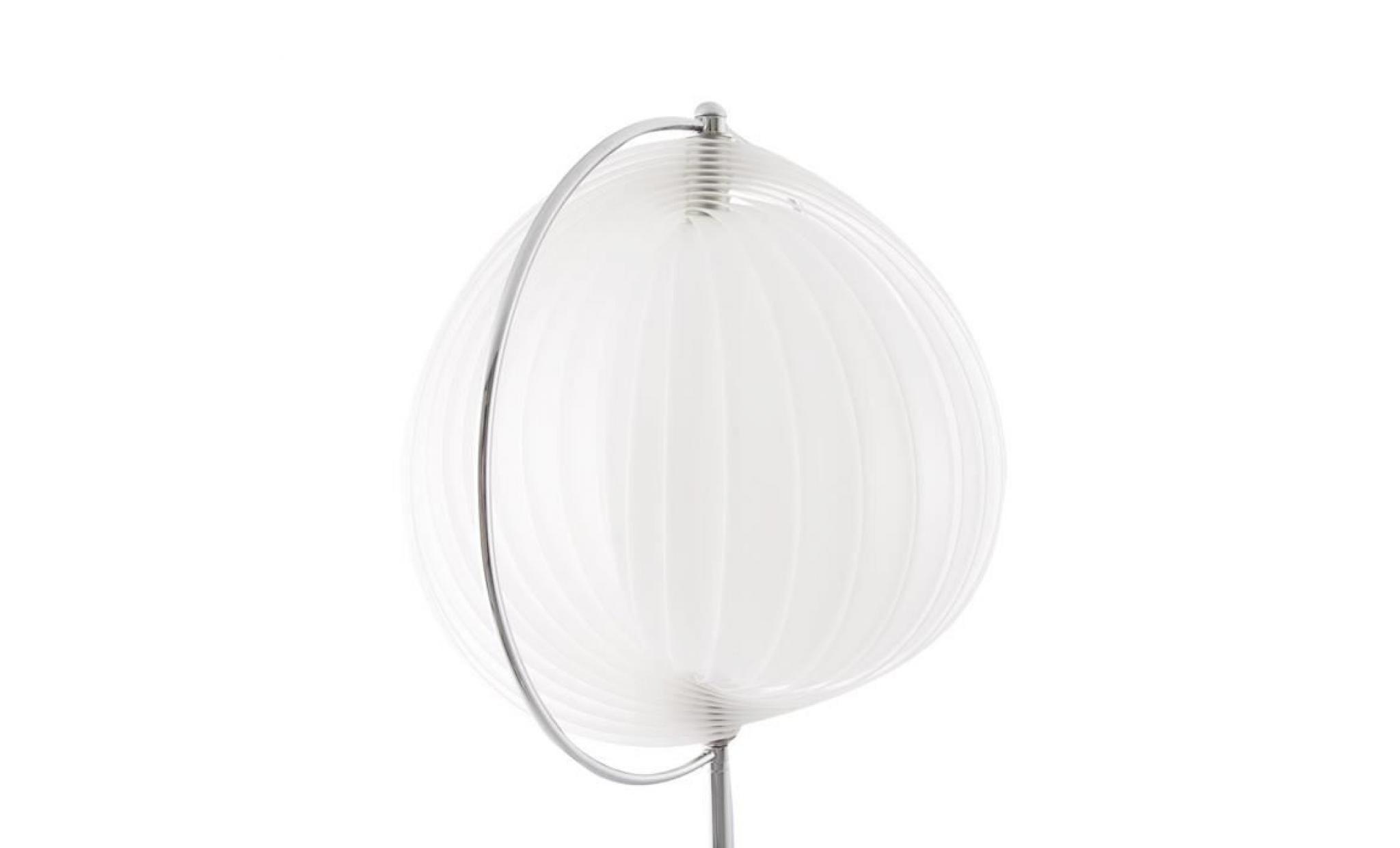 lampe de sol design 25x32x164cm nino big   blanc pas cher