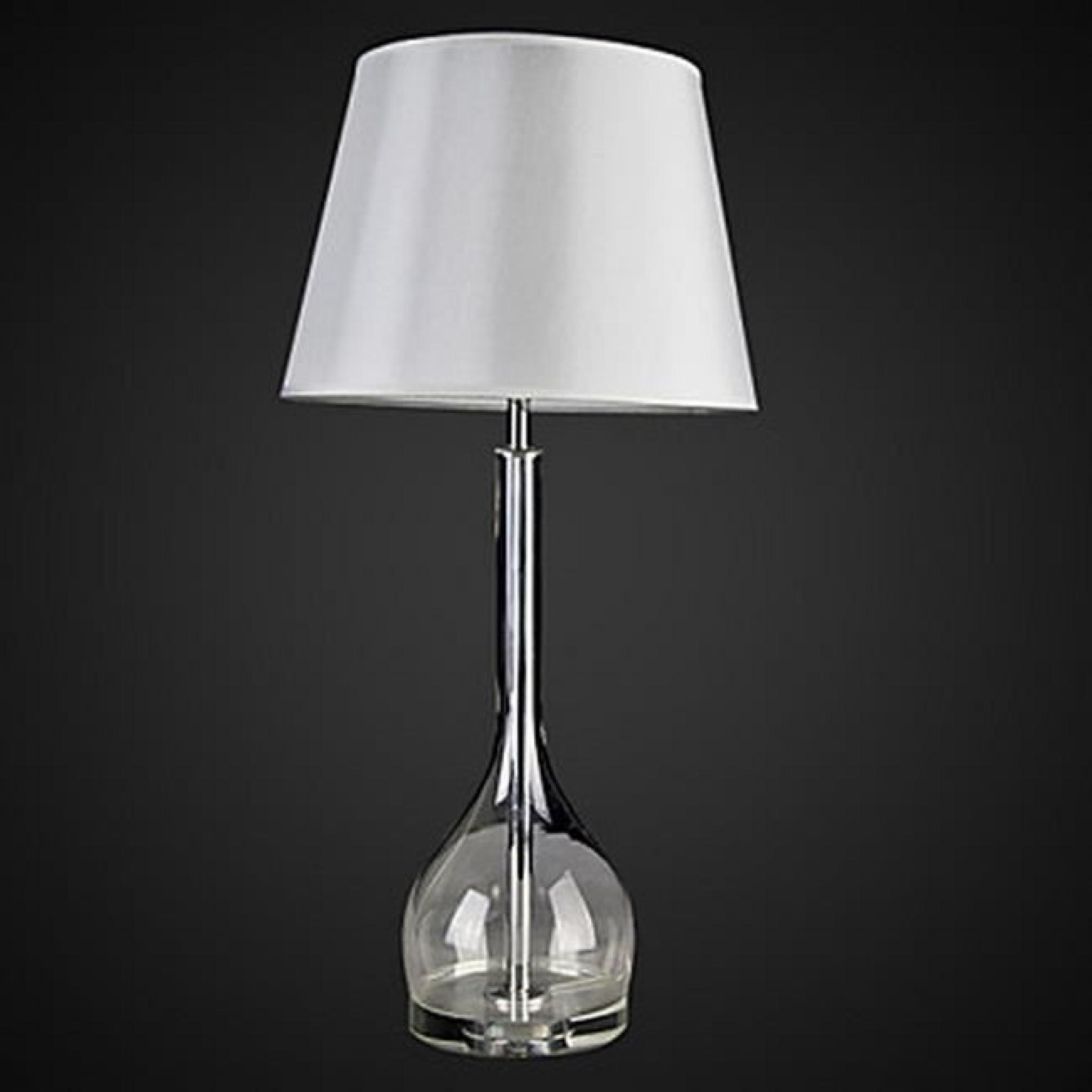 Lampe de table avec corps en verre artistique  TU