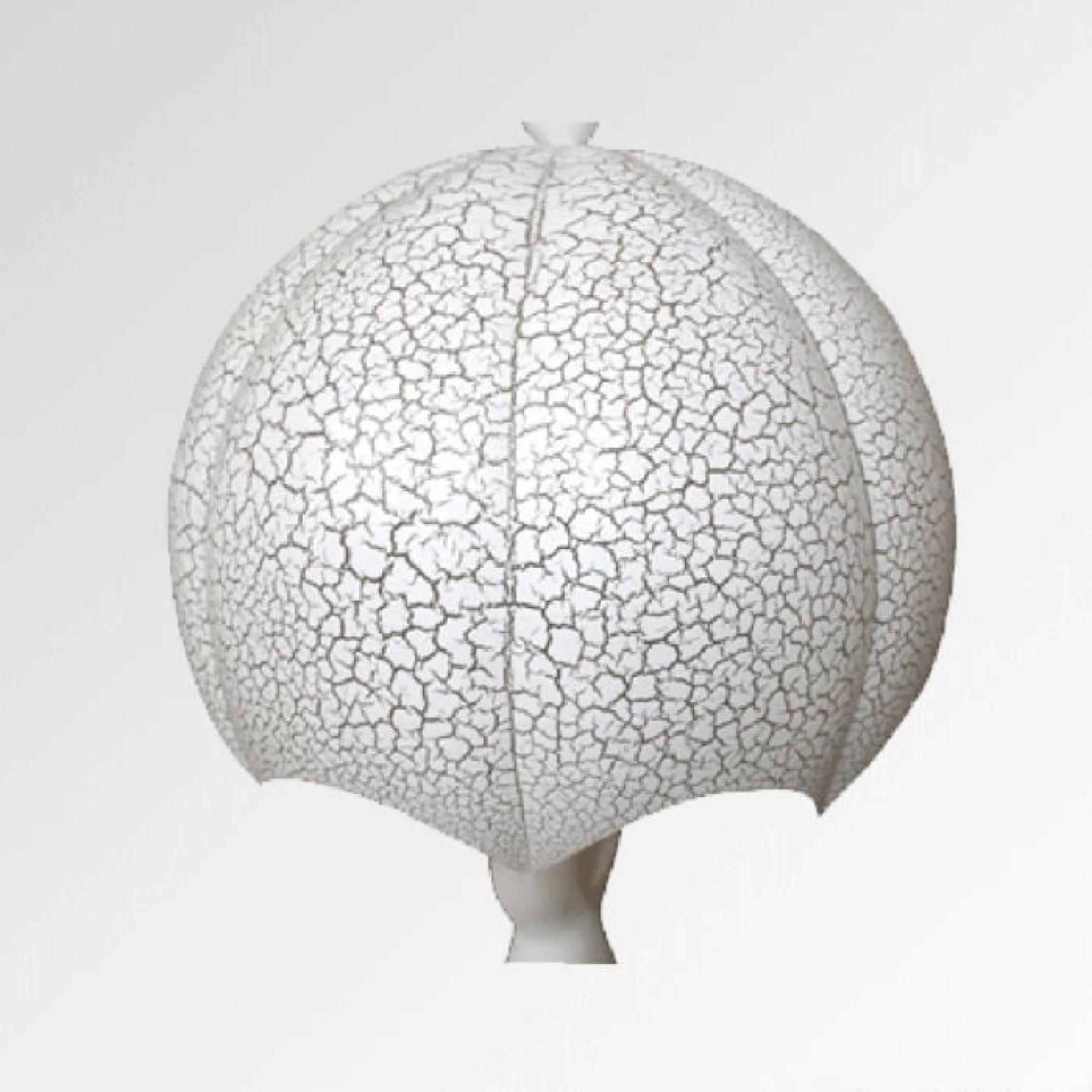 Lampe de table avec fibre de verre Trinity blan… pas cher