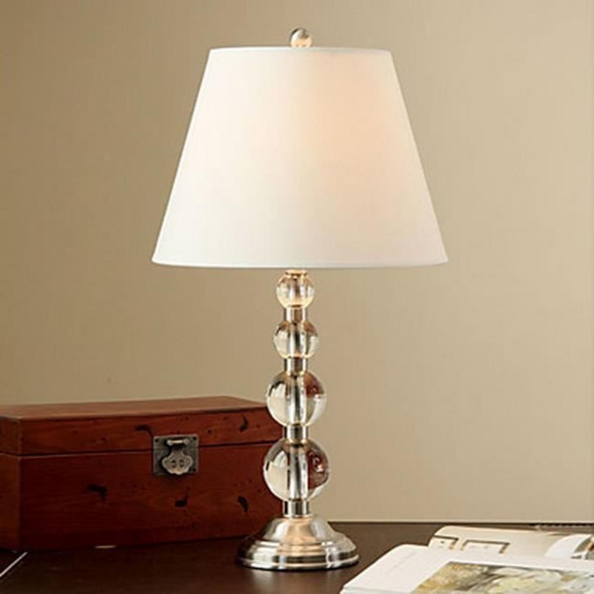 Lampe de table avec support cristal TU