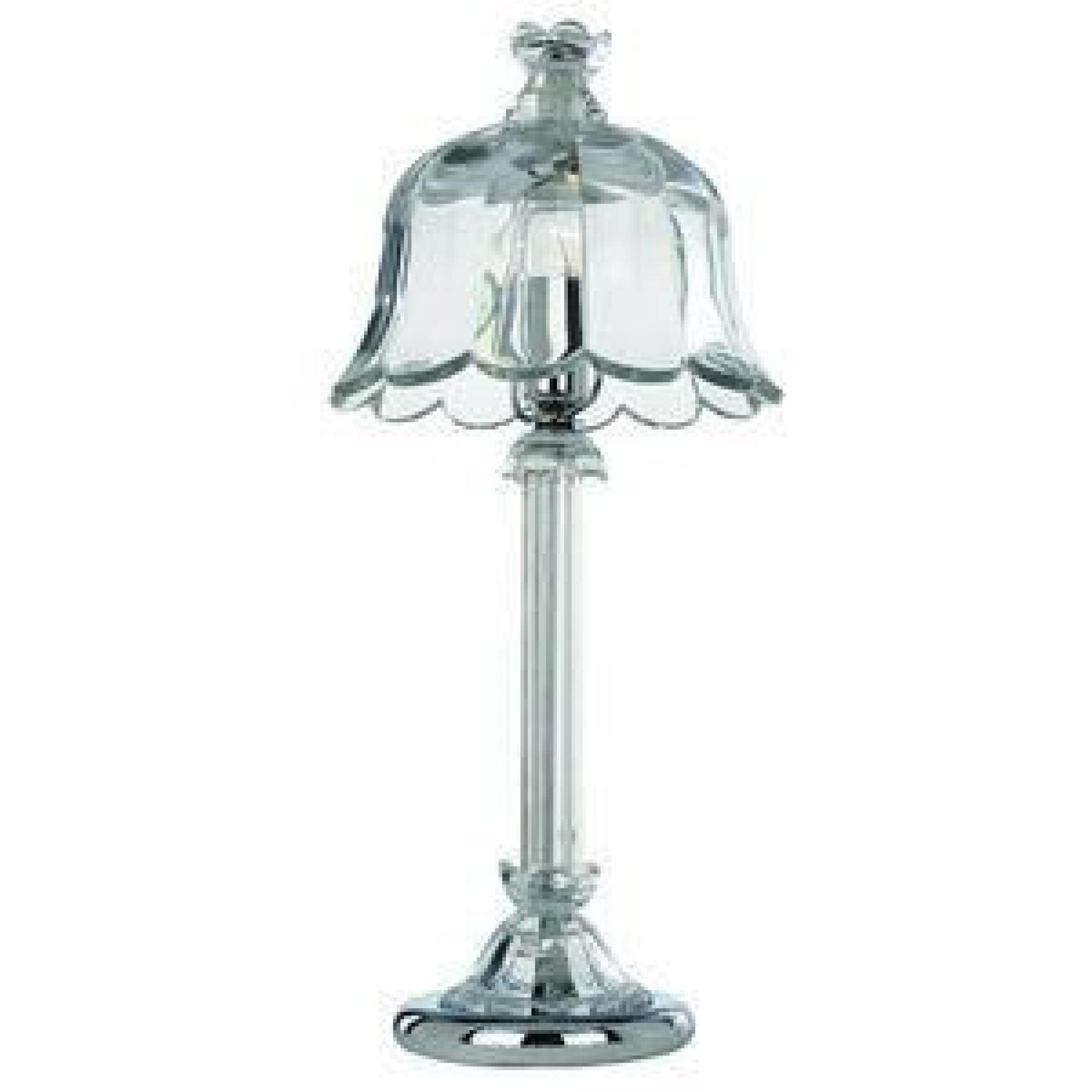 Lampe de table Candela en Cristal de Bohème - L...