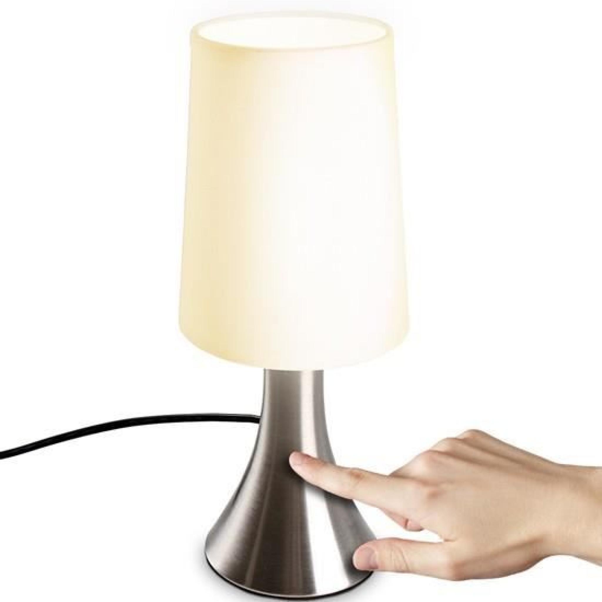Lampe de table élégante avec trois niveaux de luminosité (TSHL11-2er). pas cher