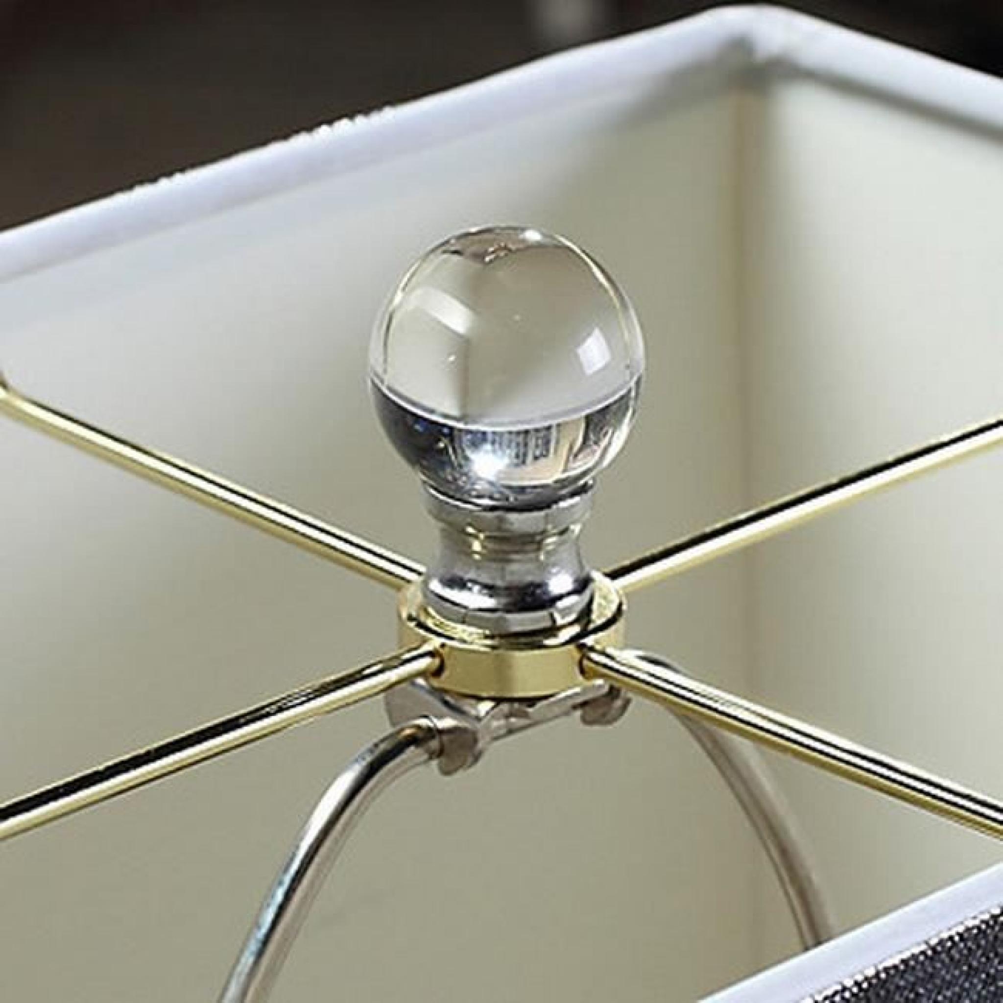 Lampe de table en cristal sous forme de coquill... pas cher