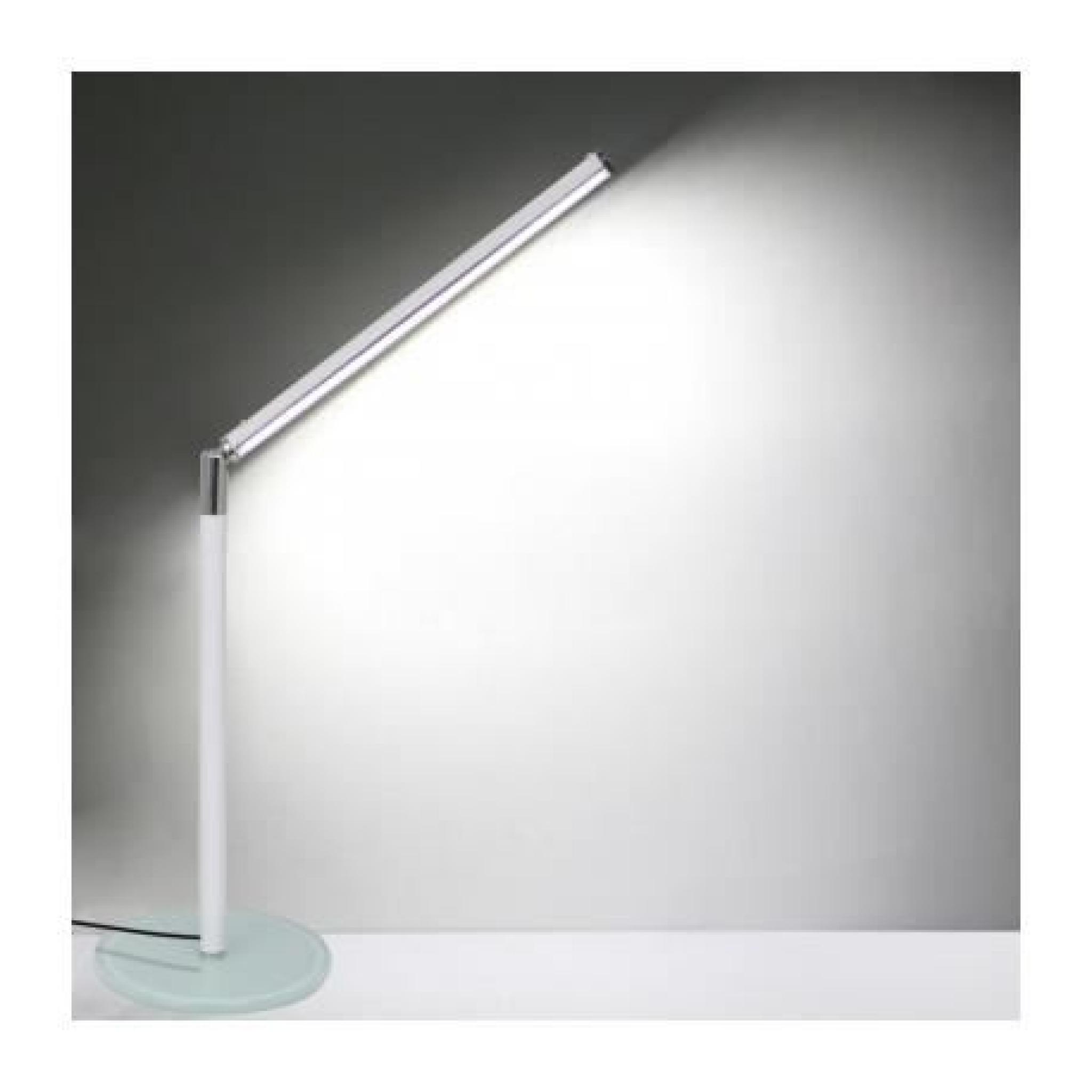 Lampe de Table LED Blanche Luminosité ajustable Blanc Froid 4W pas cher