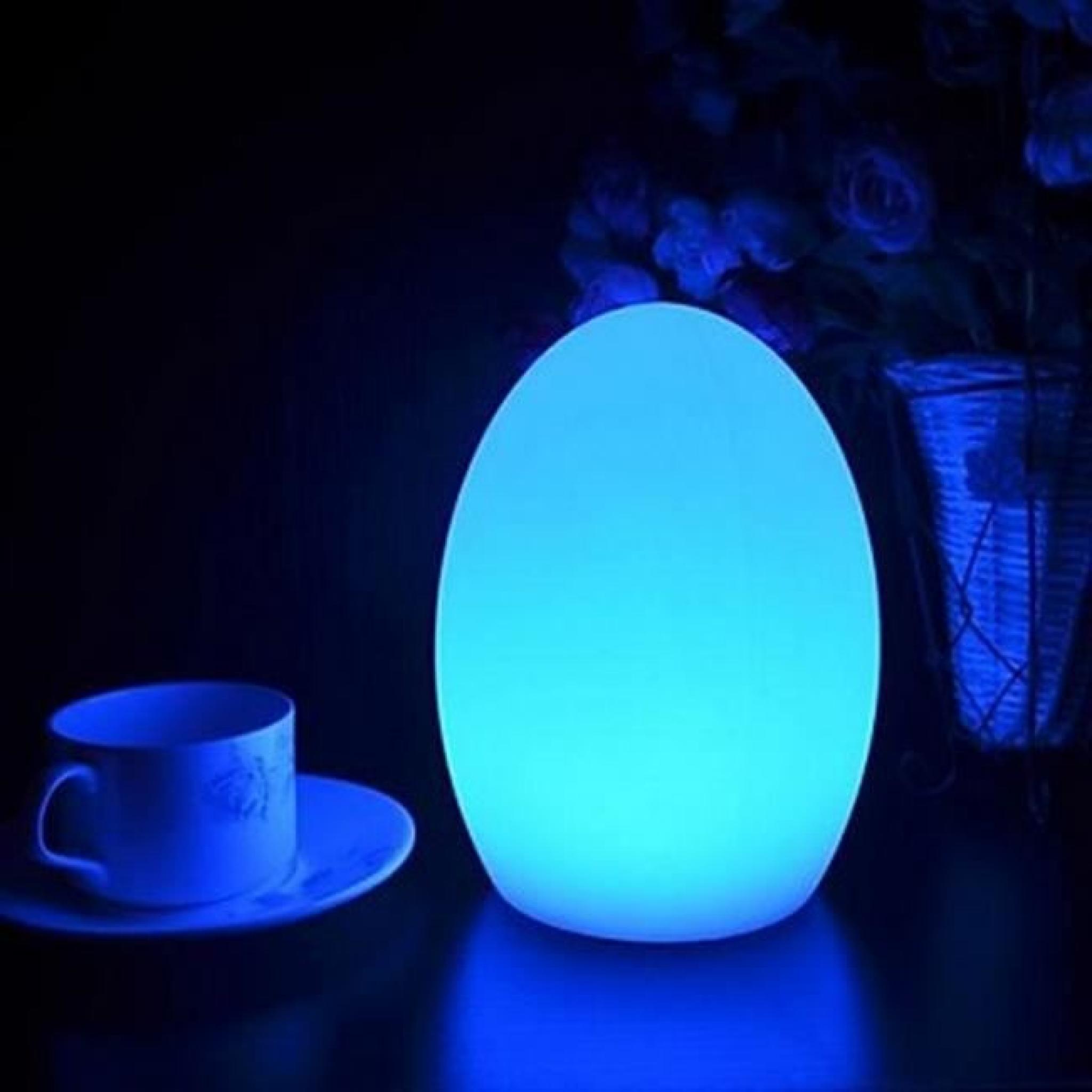 Lampe de table LED ovale TU pas cher
