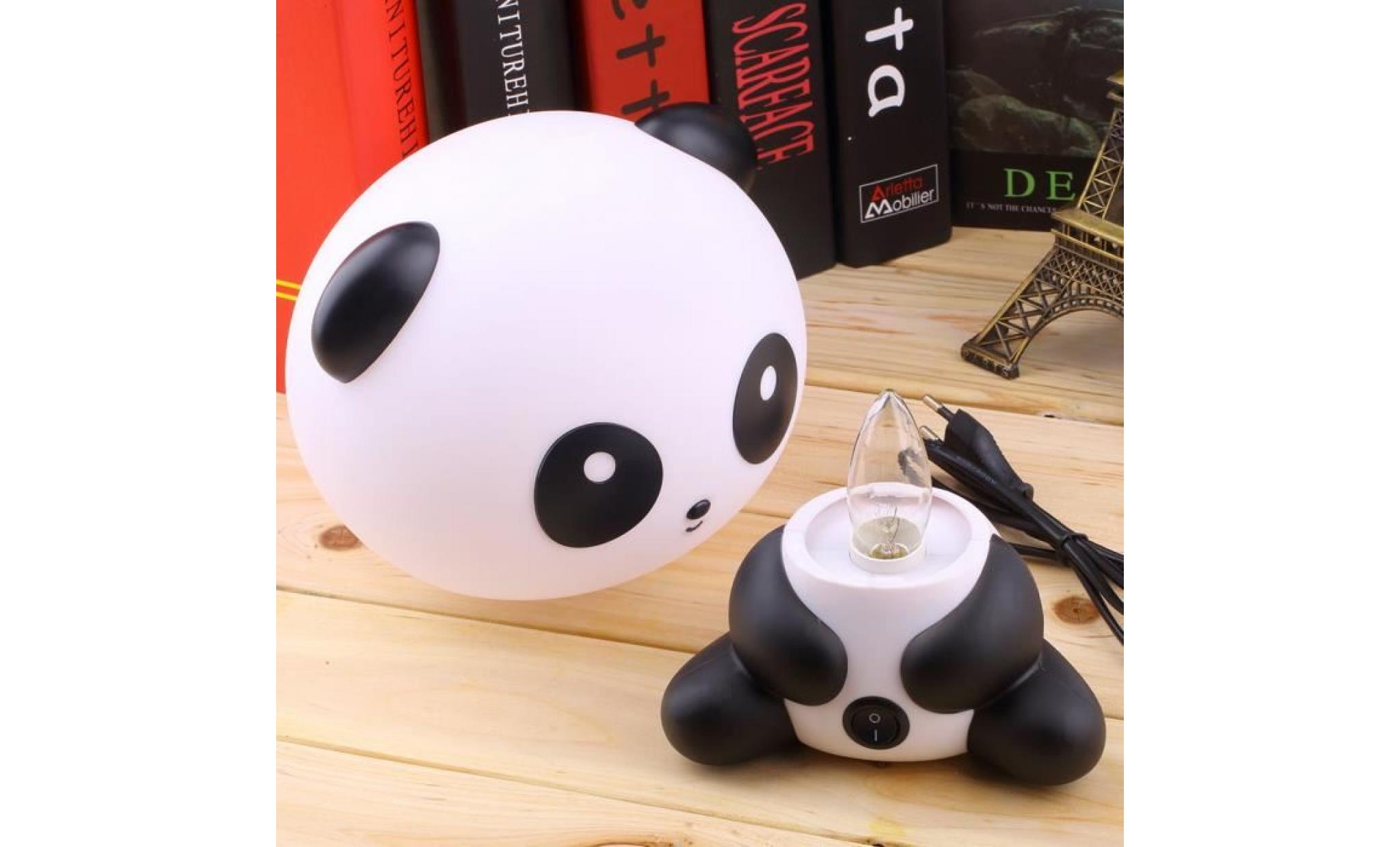 Lampe de table mignon Chambres KungFu Panda Cartoon Enfants bureau Nuit Dormir Lampe Cadeau pas cher
