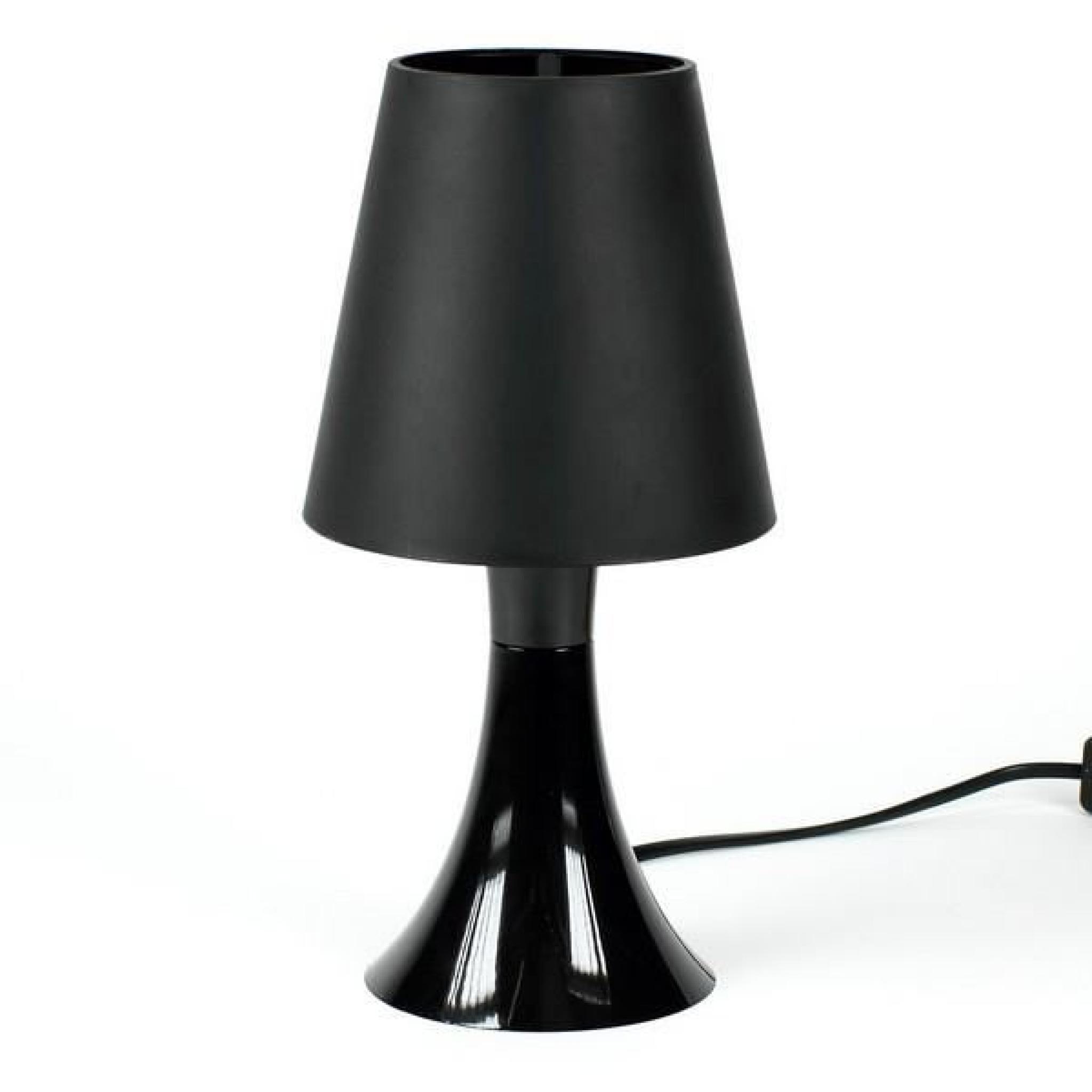 Lampe de table noir