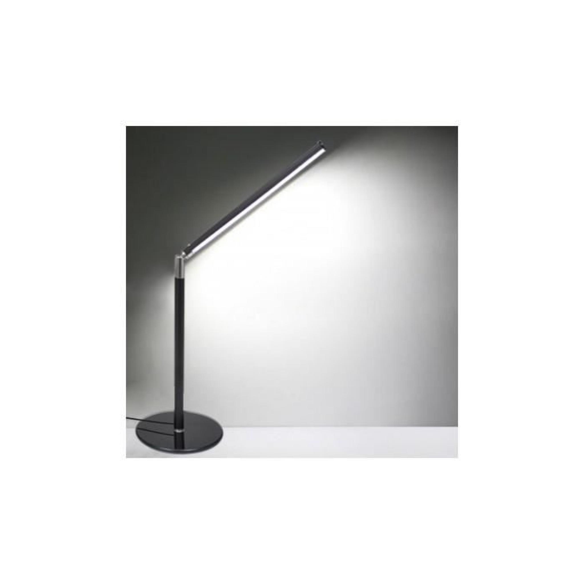 Lampe de Table Noire LED Luminosité ajustable Blanc Froid 4W