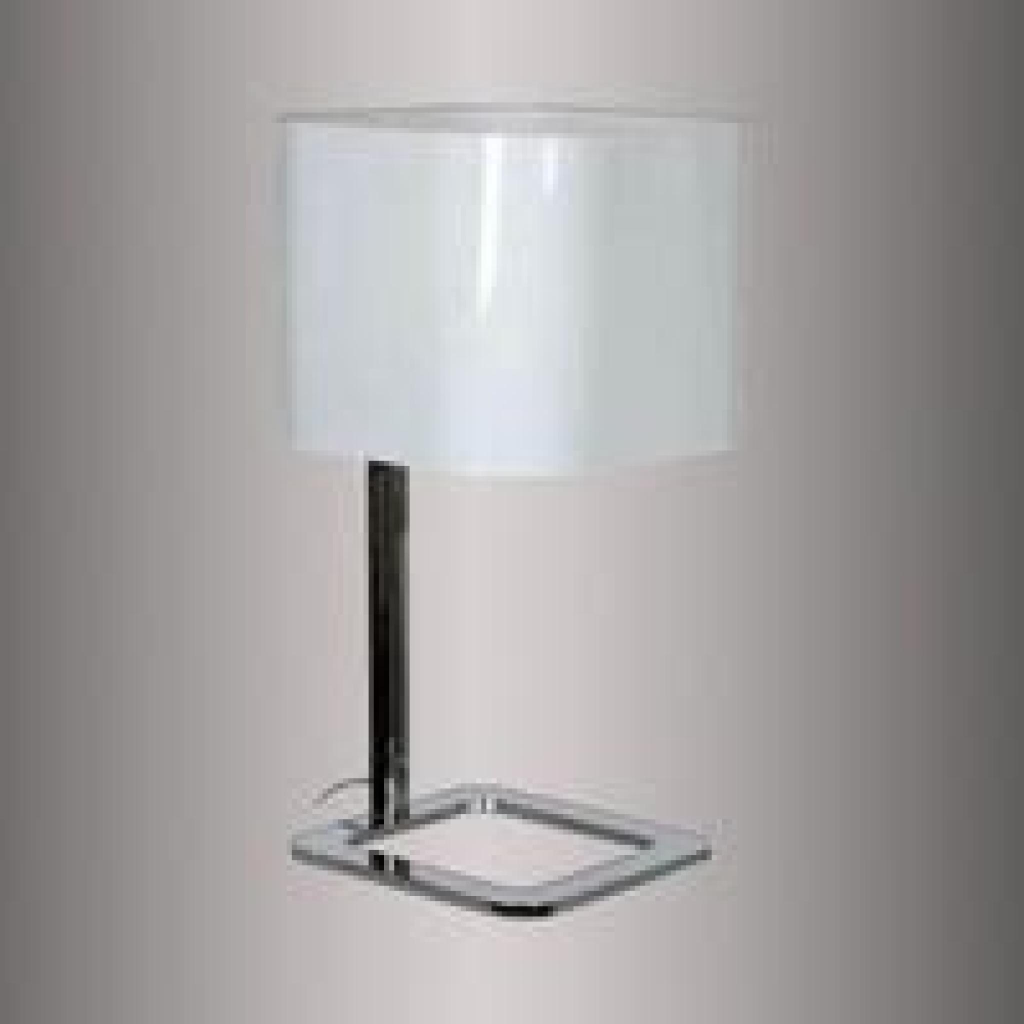 Lampe de table Quadro 2 coloris Blanc 24 x 24 x 48