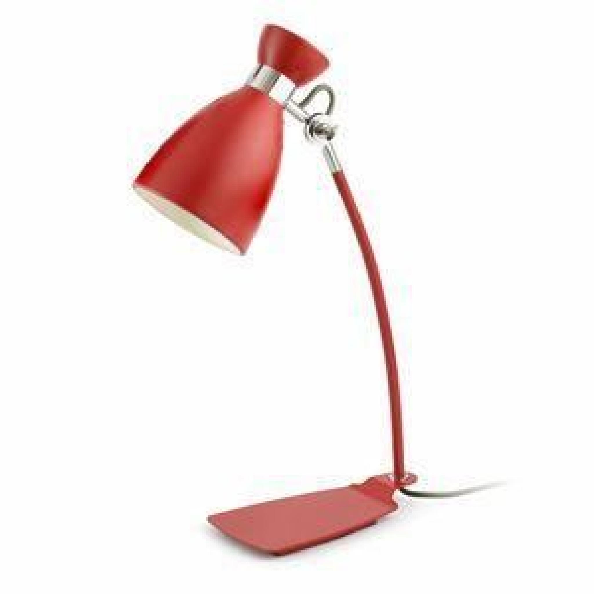 Lampe de Table Rouge E14 20W - Retro - FARO