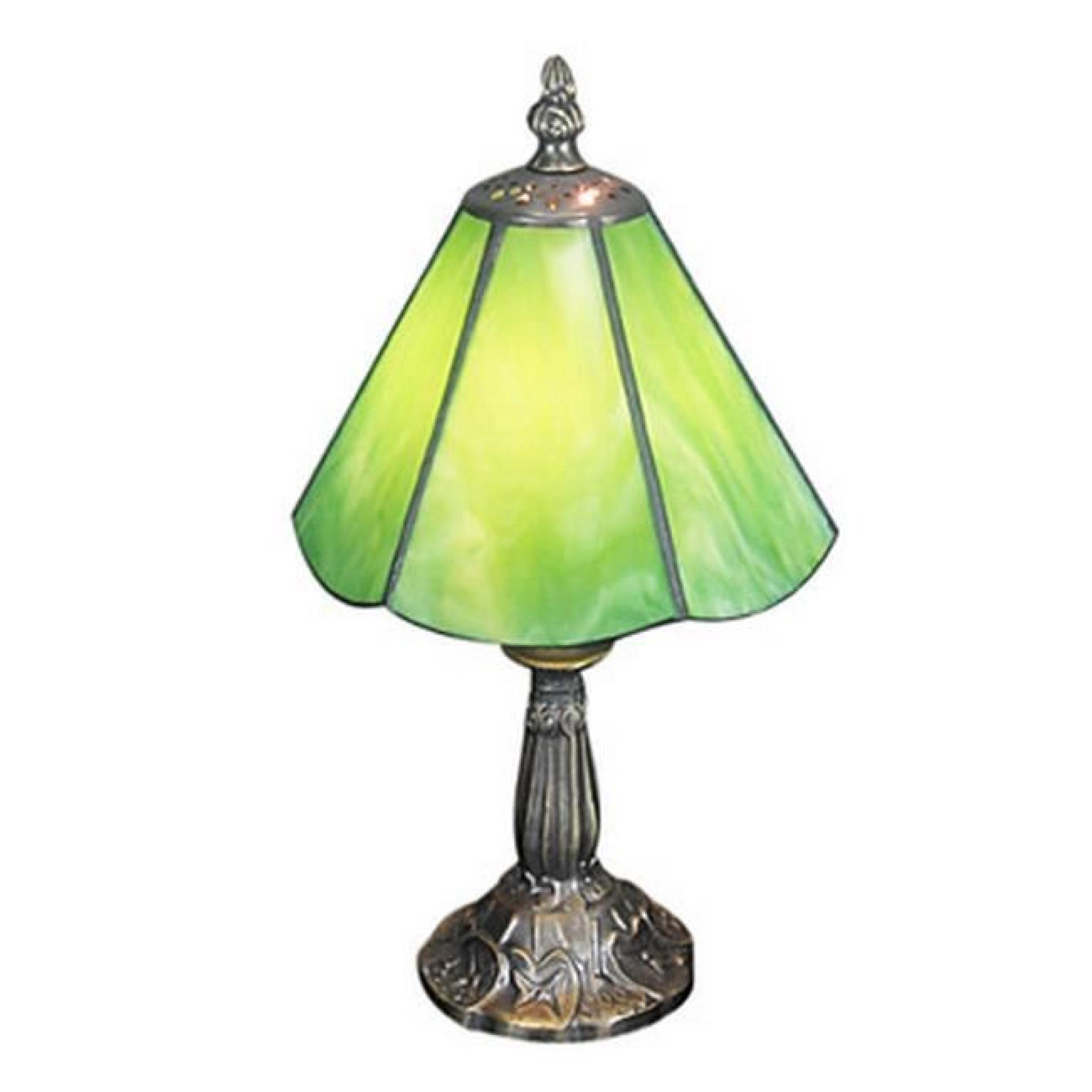 Lampe de table tiffany vert TU