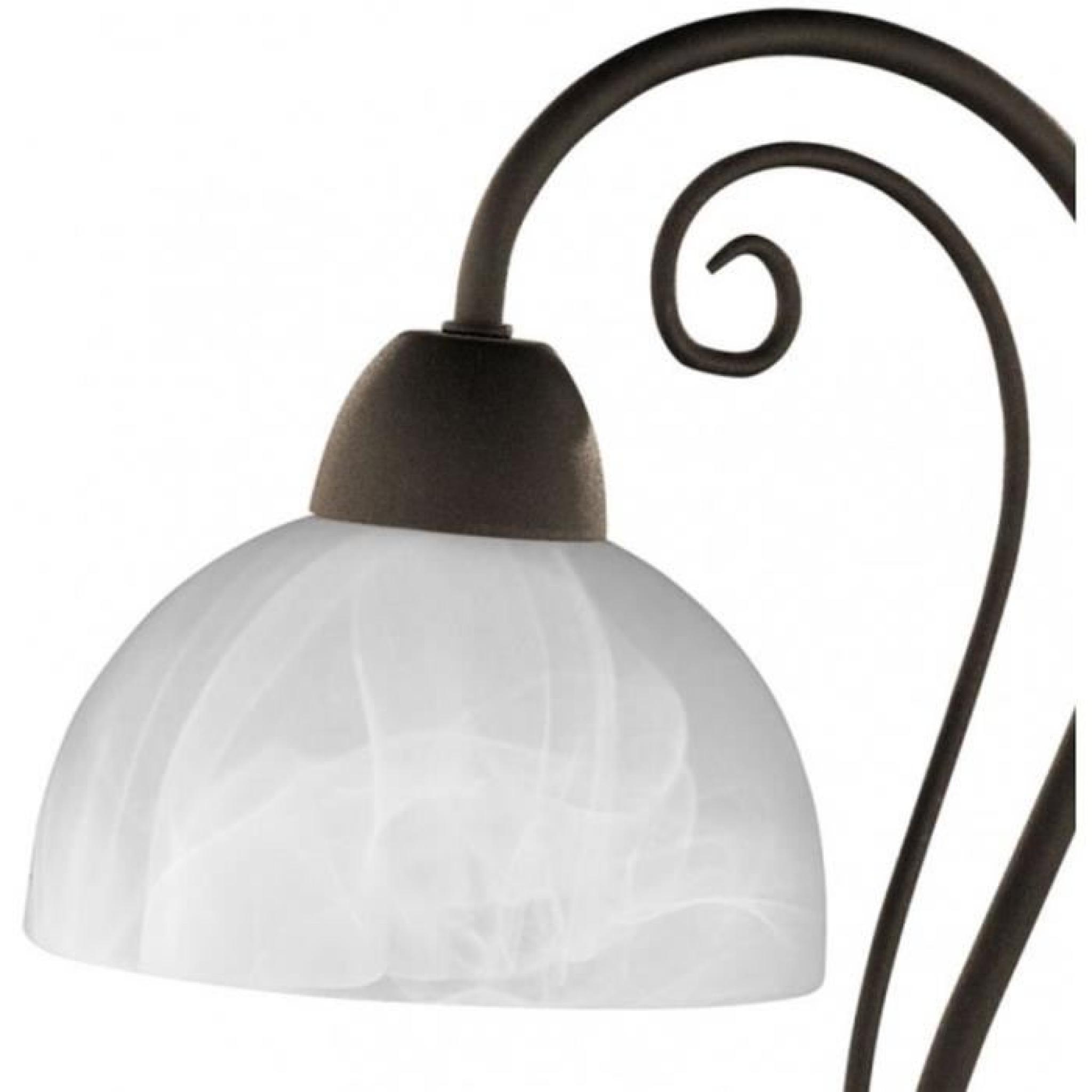 Lampe de table trio style campagnardcol, H40 cm... pas cher