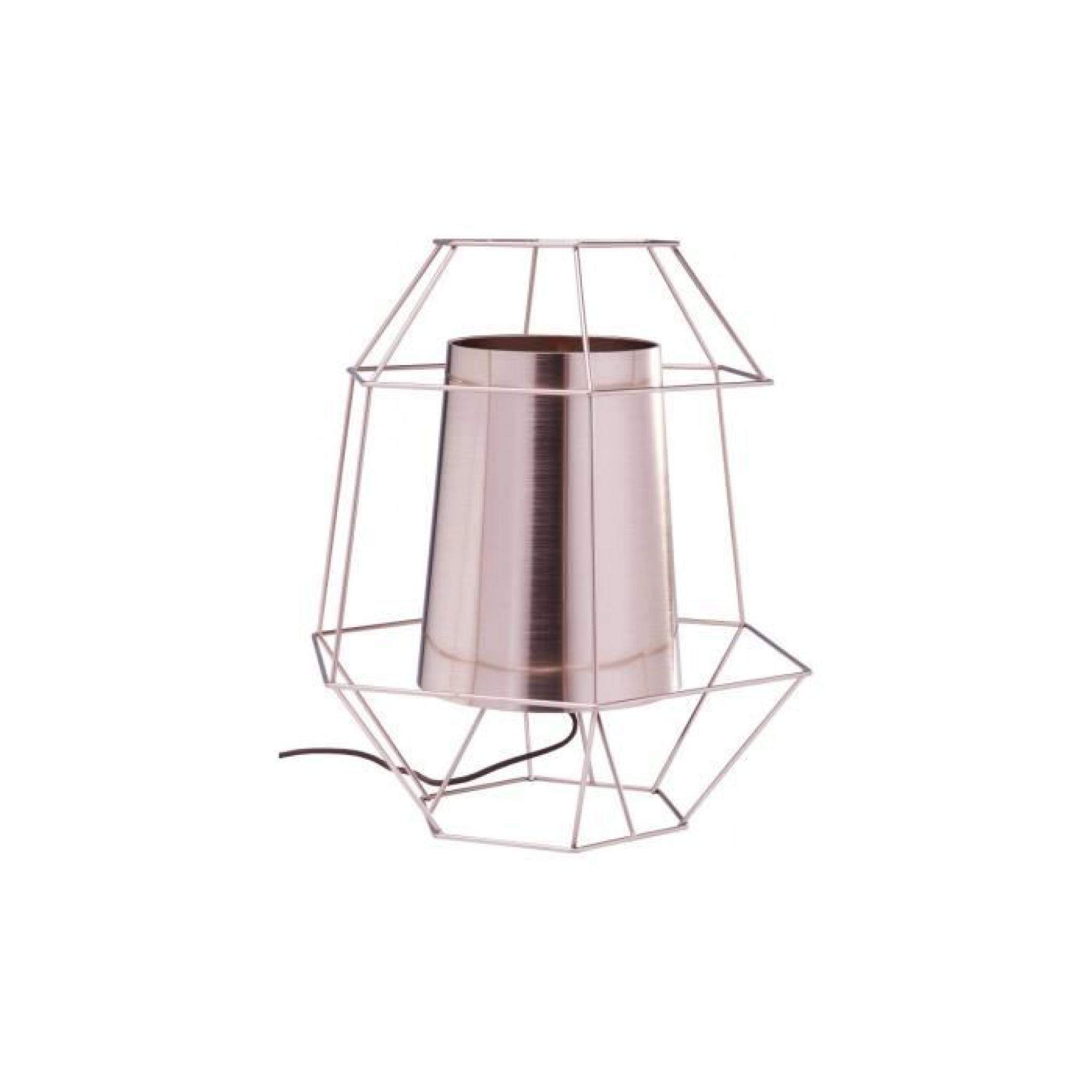 Lampe de table Wire cuivree Kare Design pas cher