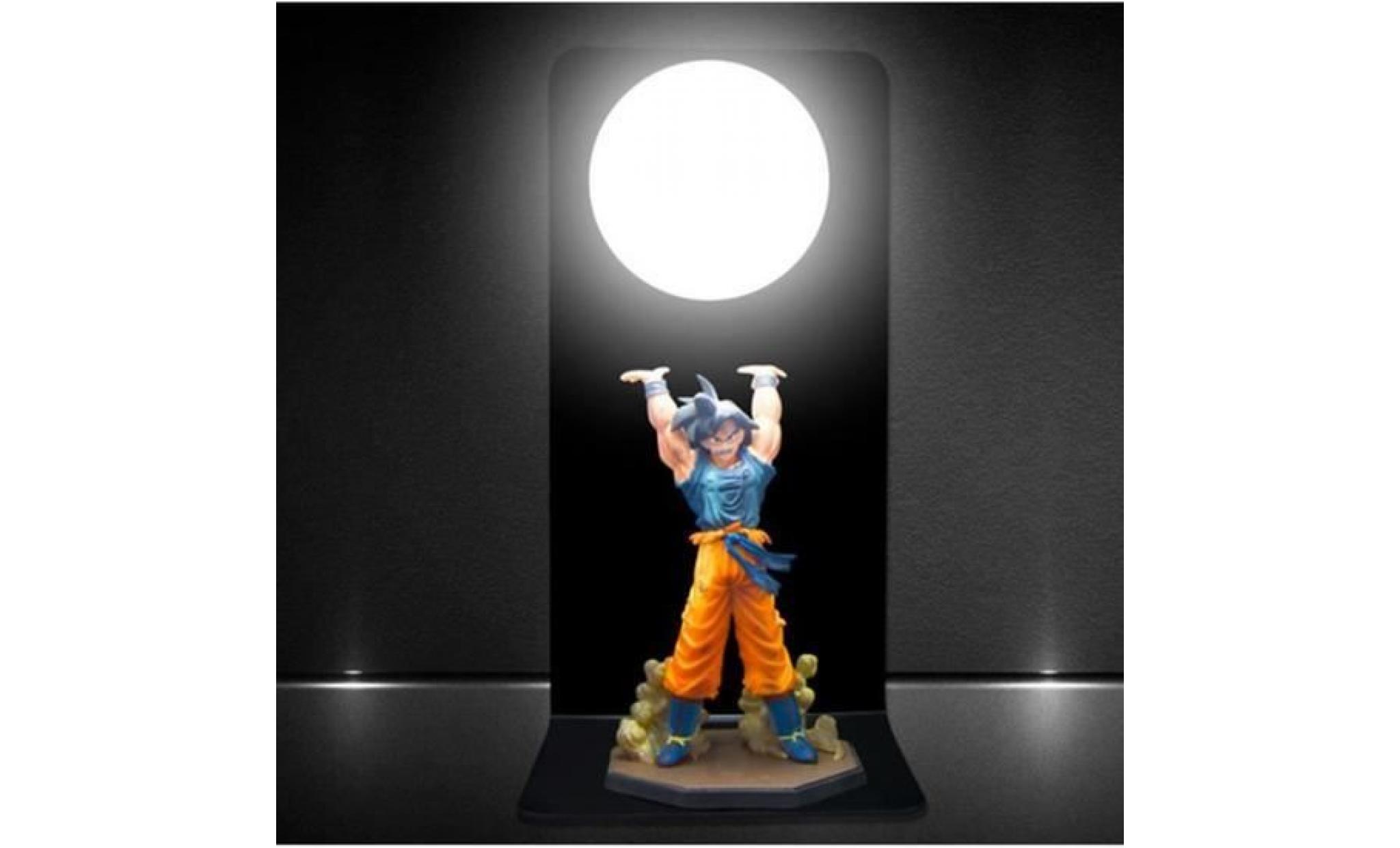 lampe dragon ball z son goku genkidama veilleuse figurine lampe de table led lampe de bureau