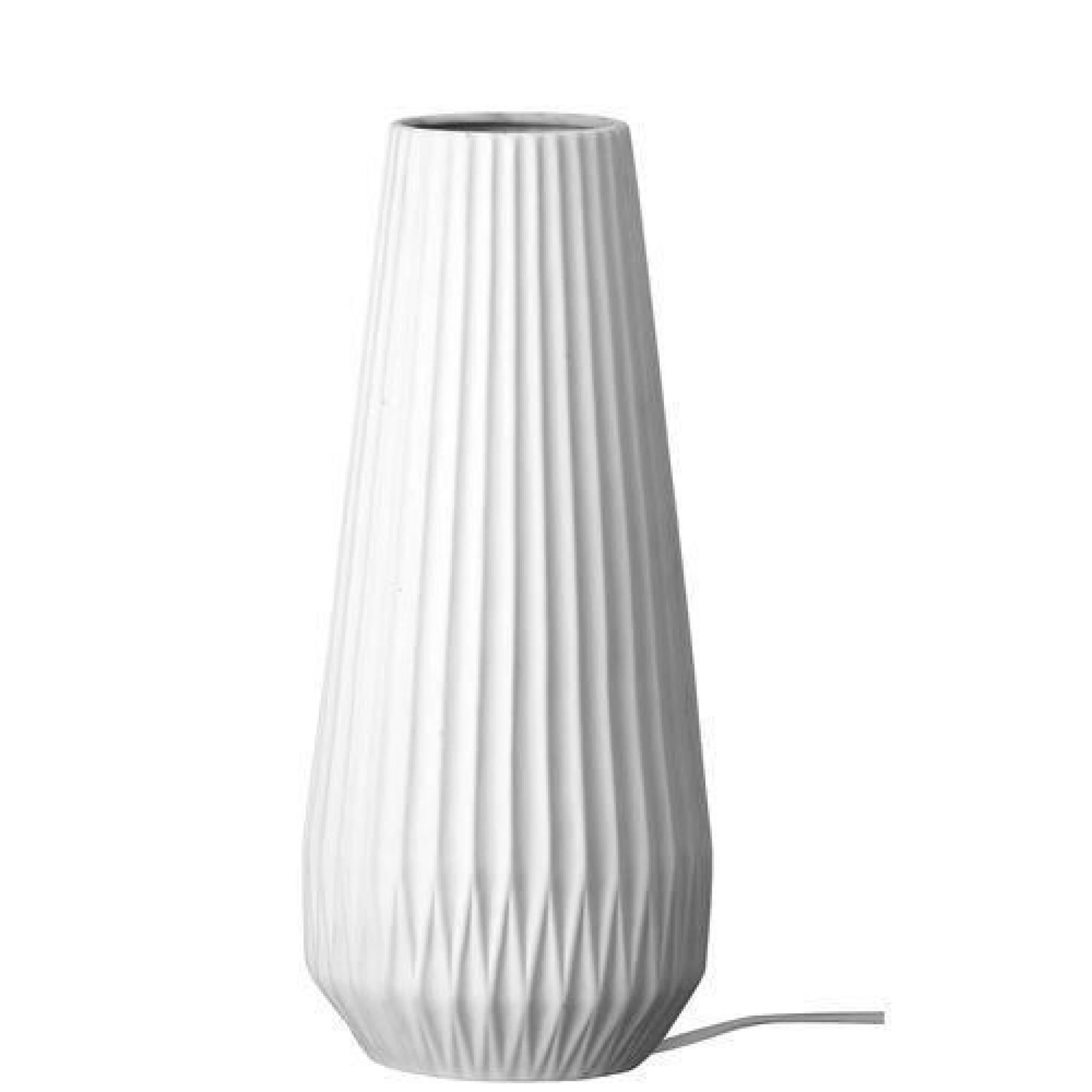 Lampe en porcelaine blanche Origami (H.38cm)