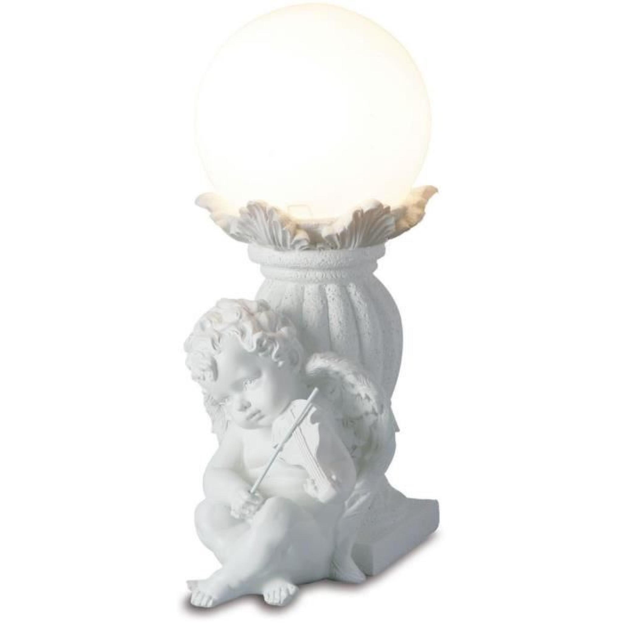 Lampe figurine - statuette ange - 27 cm