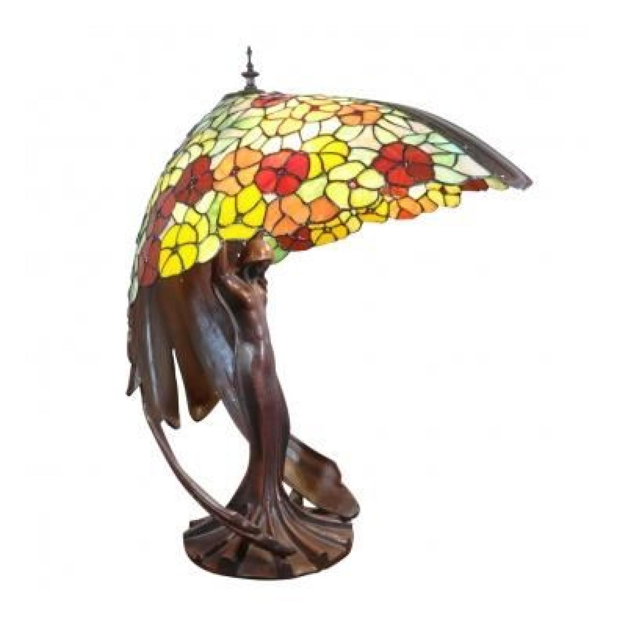 Lampe flying lady Tiffany pas cher