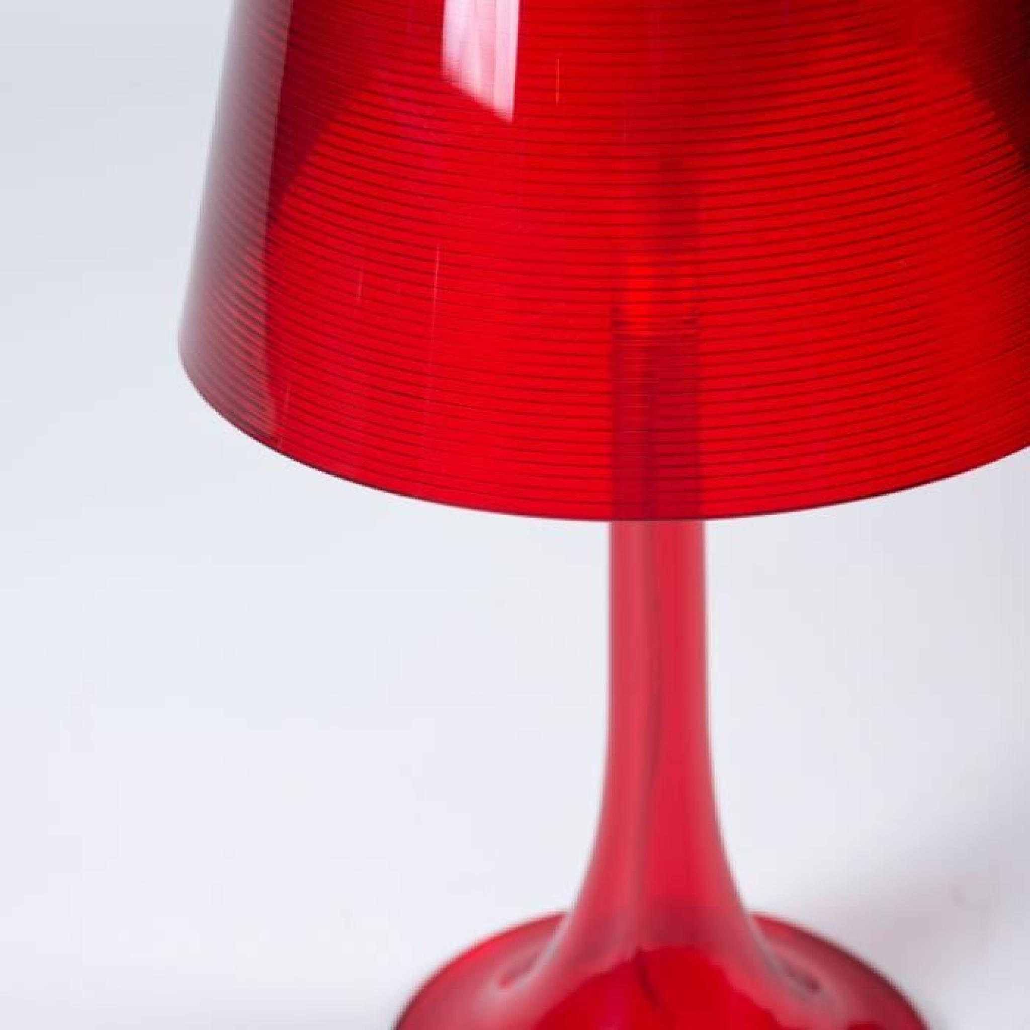 Lampe GUIO-Rouge-Unica pas cher