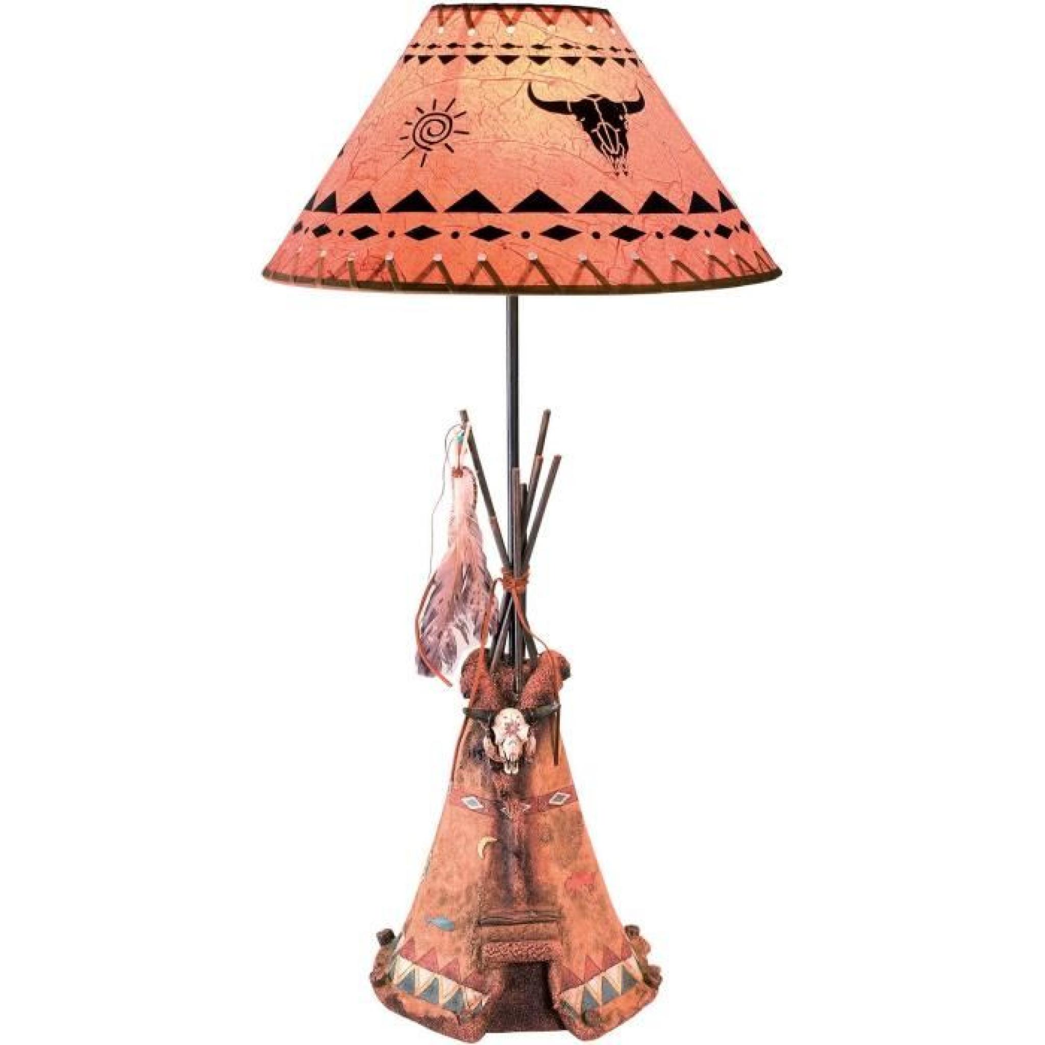 Lampe Indien Tipi - 67 cm - Western