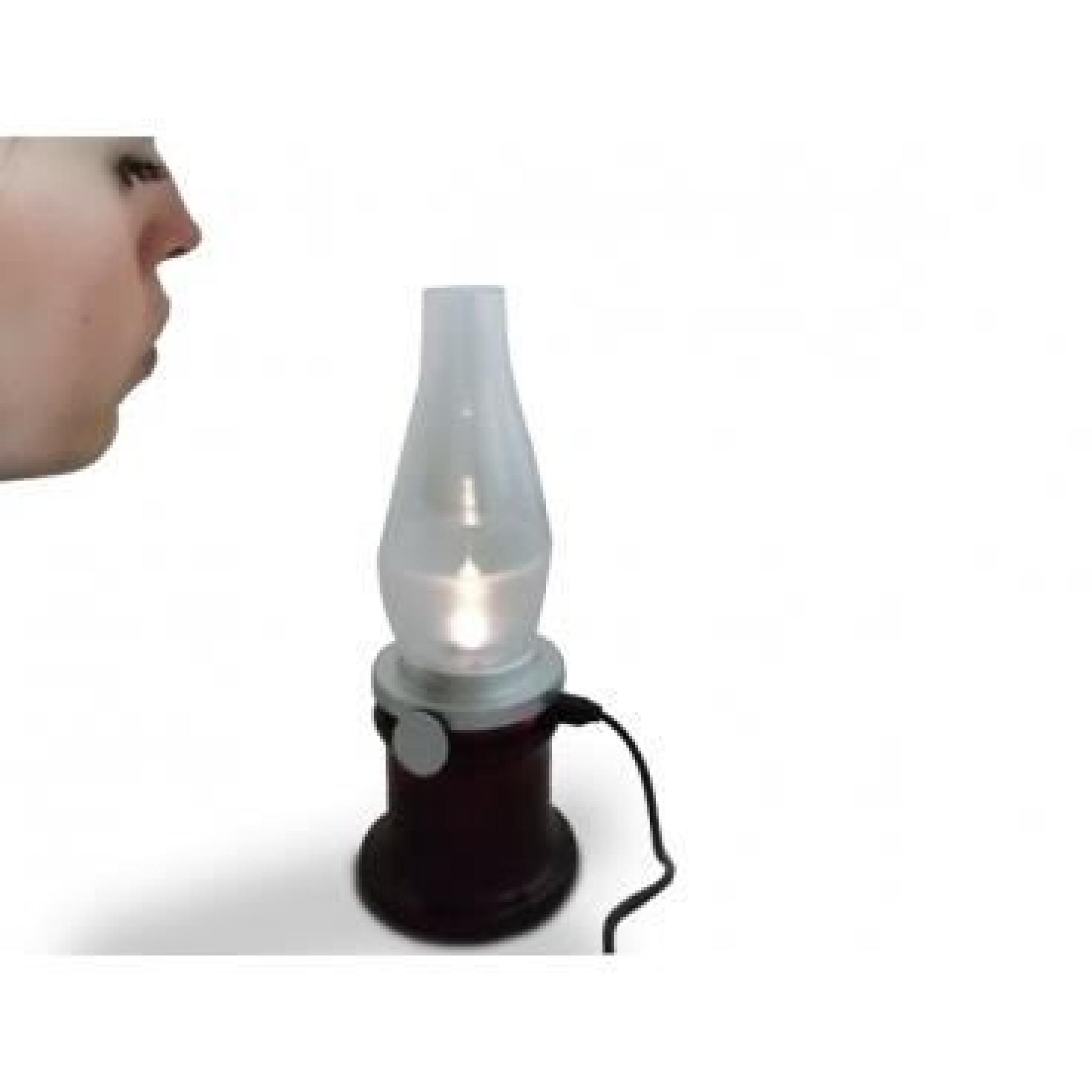 Lampe insolite, contrôlée par le souffle lumineux lumiere deco LED.  pas cher
