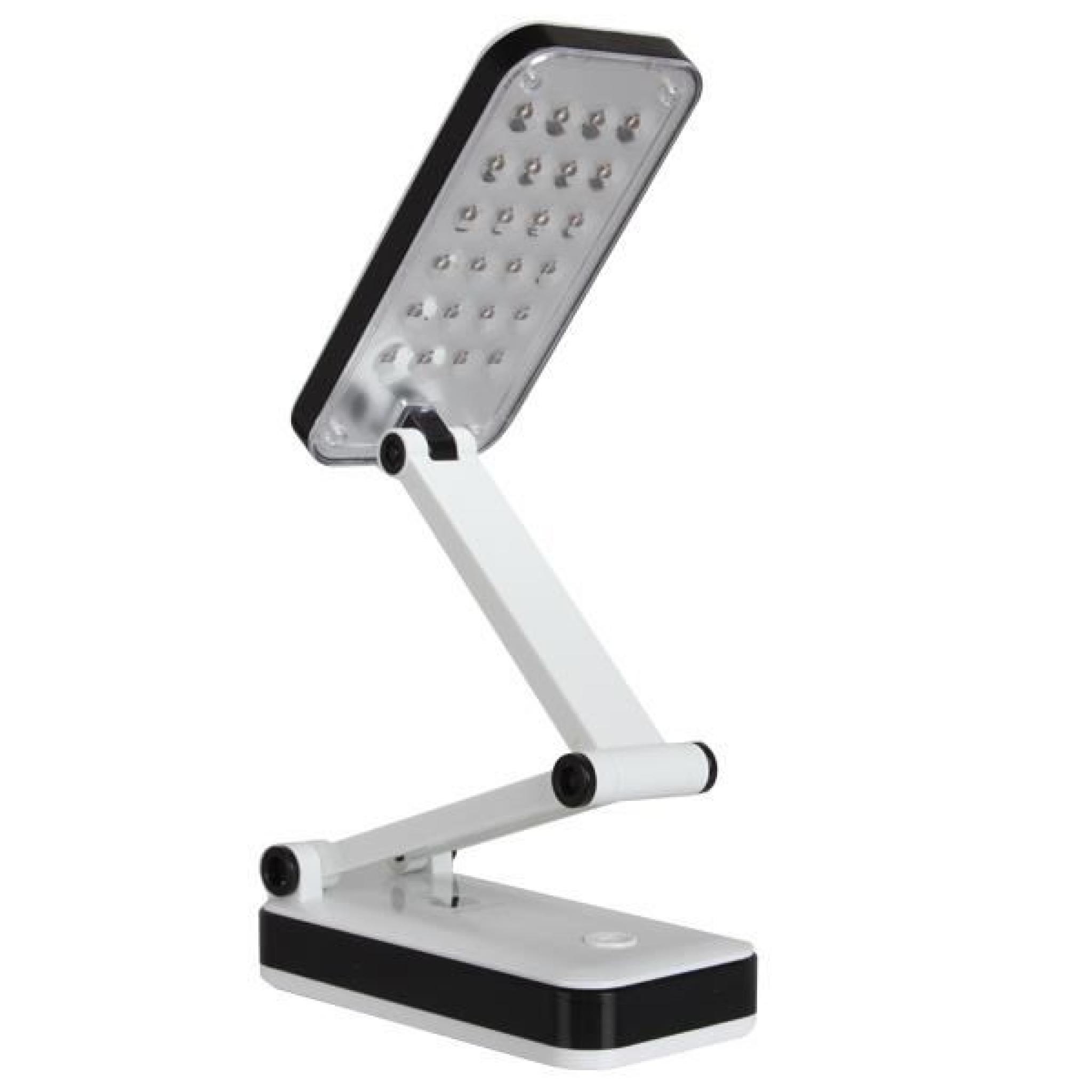 Lampe Lampe de table rechargeable Lumière pliable et réglable bureau moderne LED avec 8 ou 24 LEDs allumées Chambre lecture Living R pas cher
