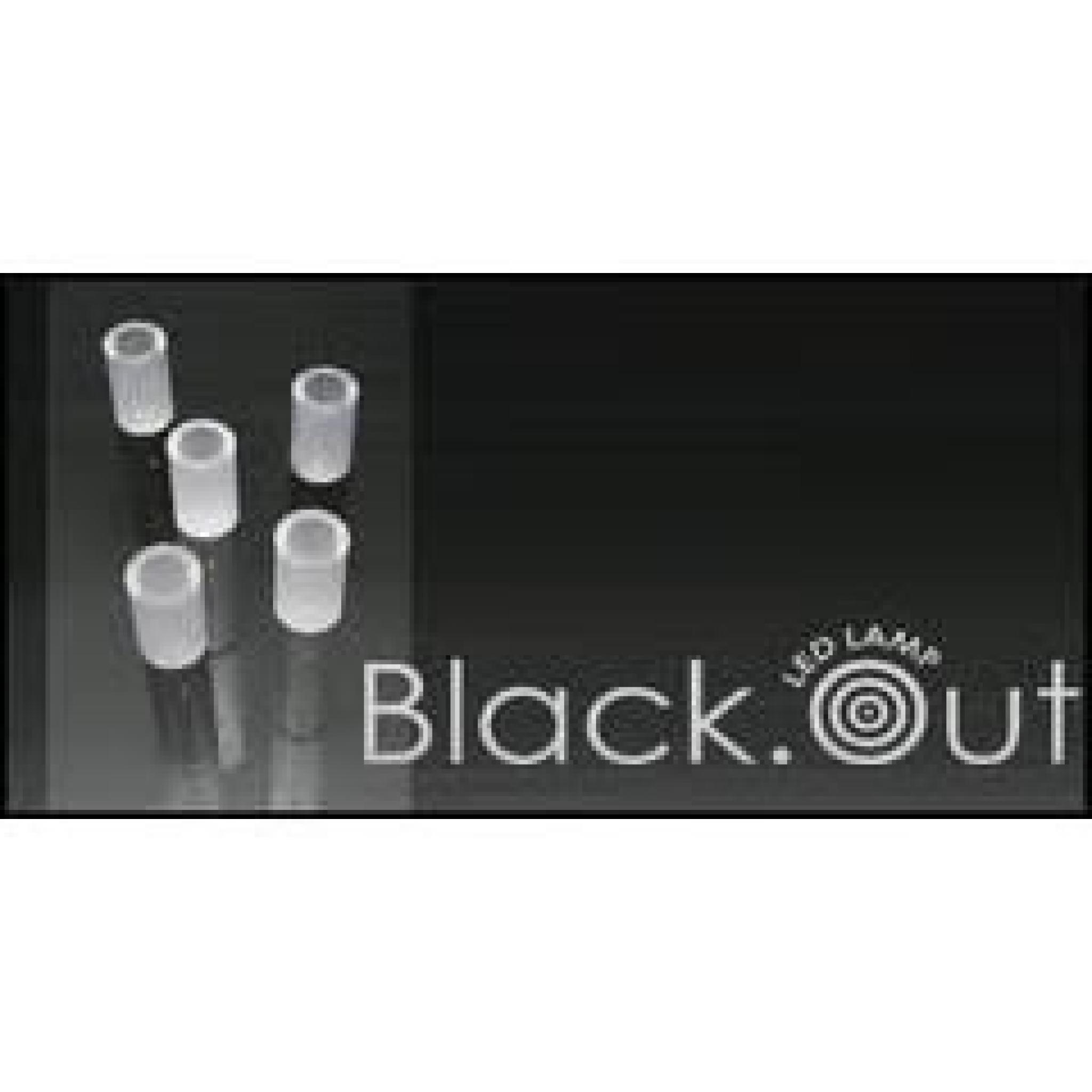 Lampe Led Blackout LUMENWORKS gris argent