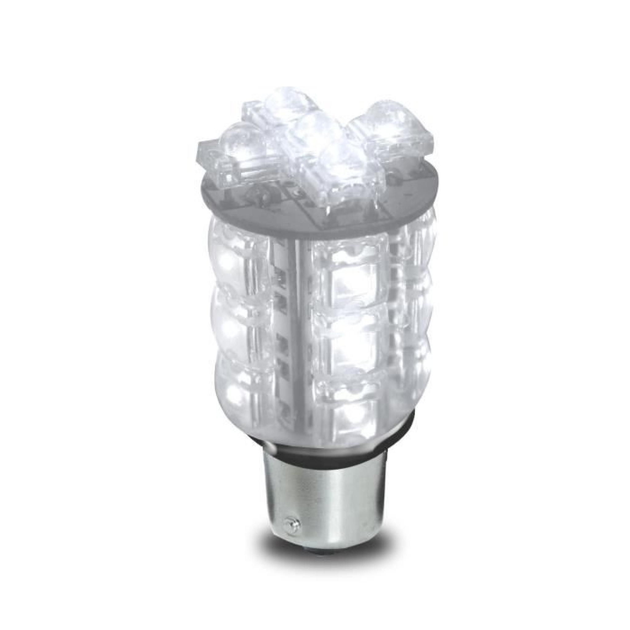 Lampe LED, blanc, 20 LED, BA15s, 1.68 W, DC12V …
