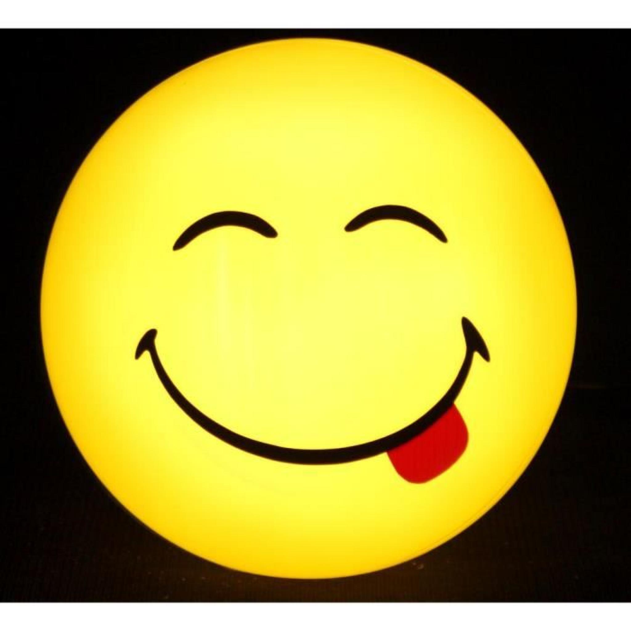 Lampe led smiley (tongue out)