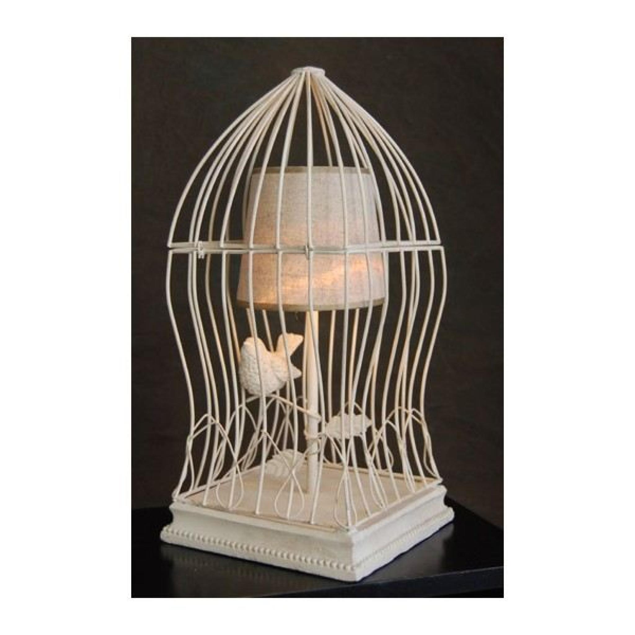 Lampe Salon Cage Oiseaux
