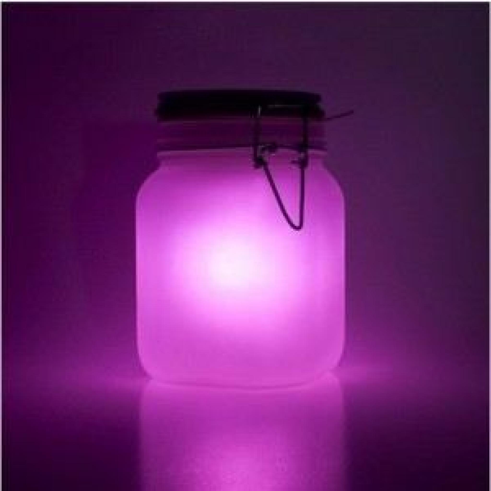 Lampe solaire In/Out Sunjar Rose Couleur Rose