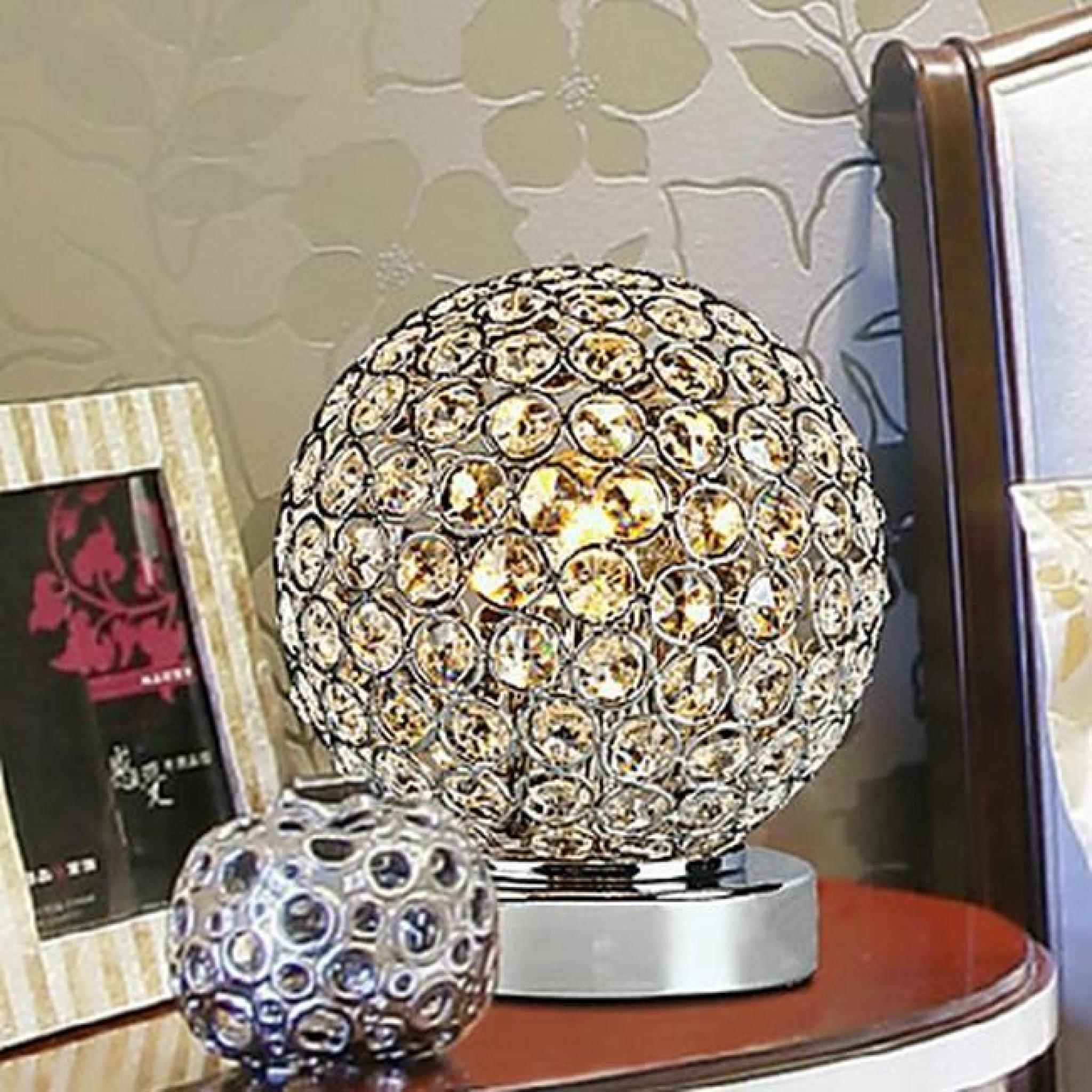 Lampe sous forme de globe en cristal TU