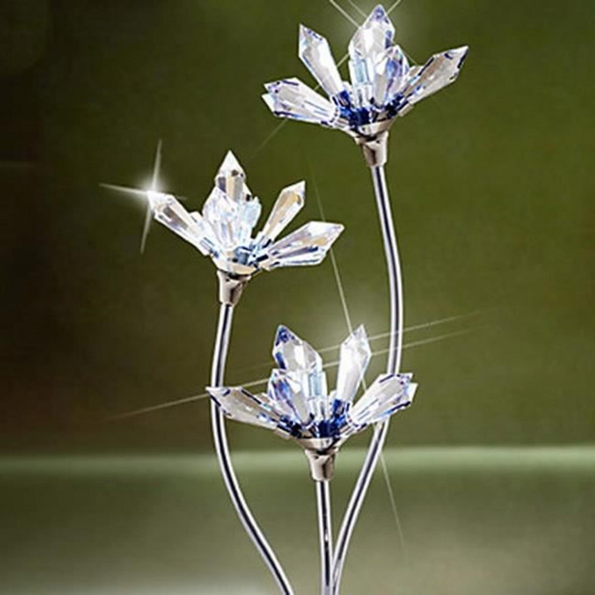 Lampe sous forme de petite fleurs en cristal TU pas cher