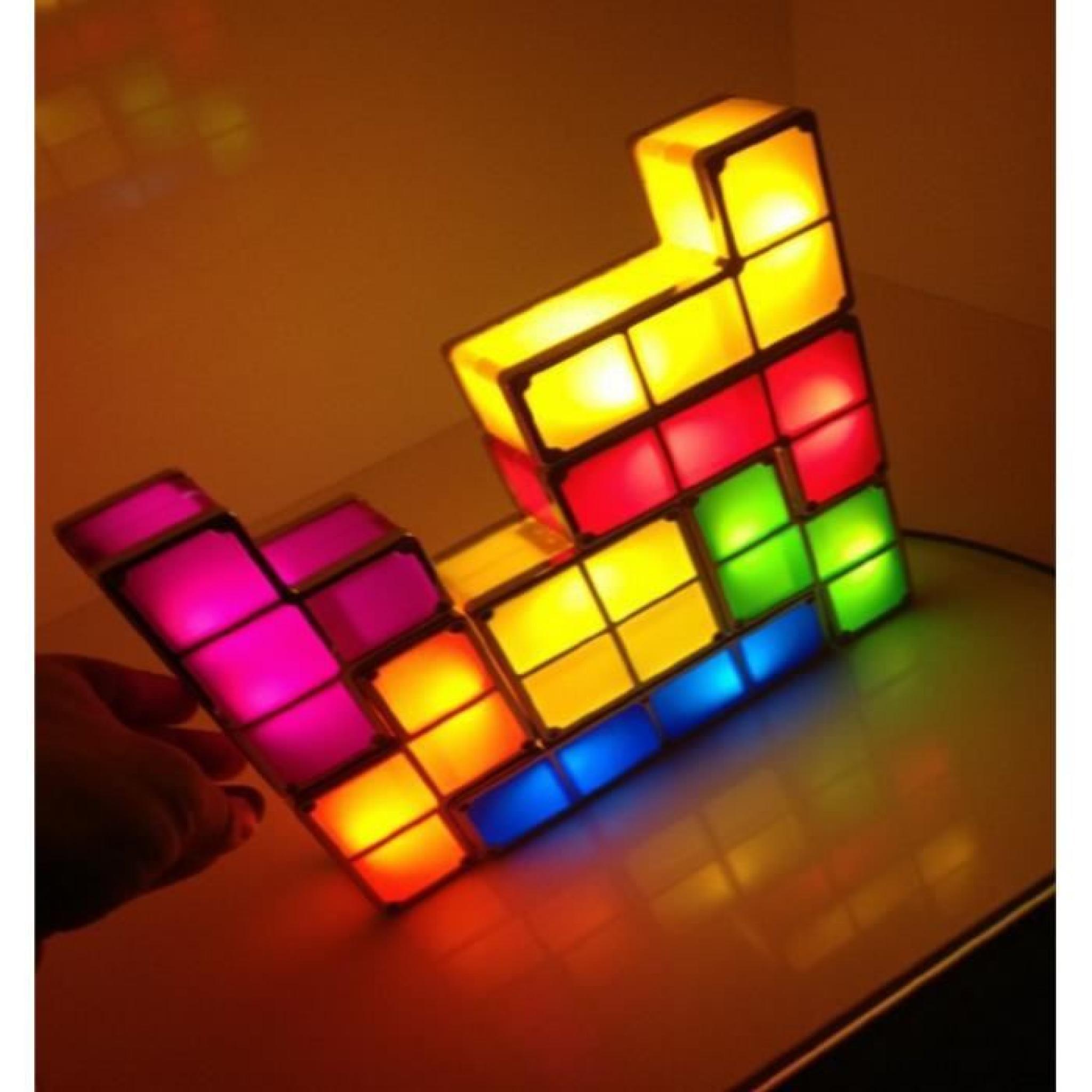 Lampe tetris design, cadeau design