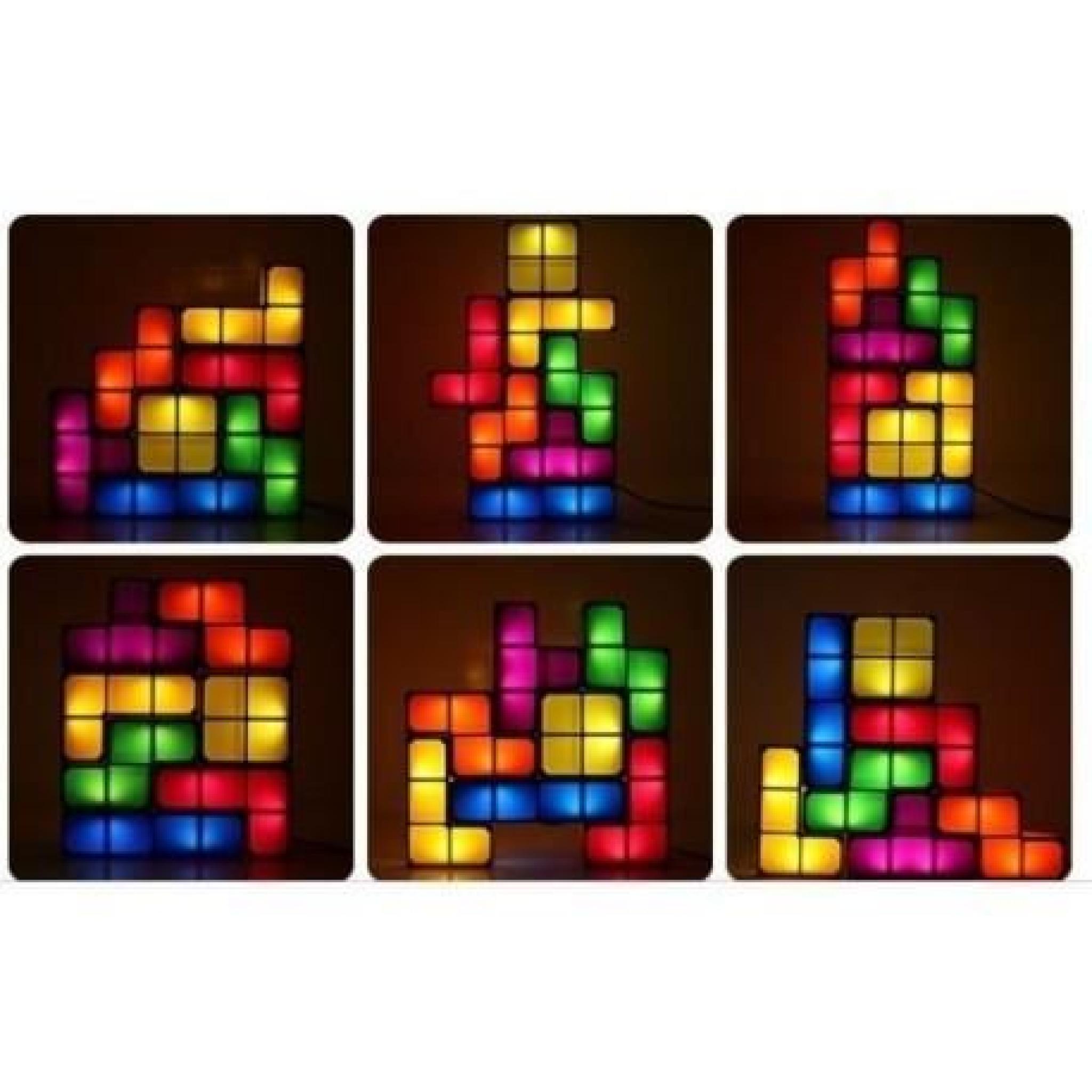 Lampe Tetris modulable design pas cher