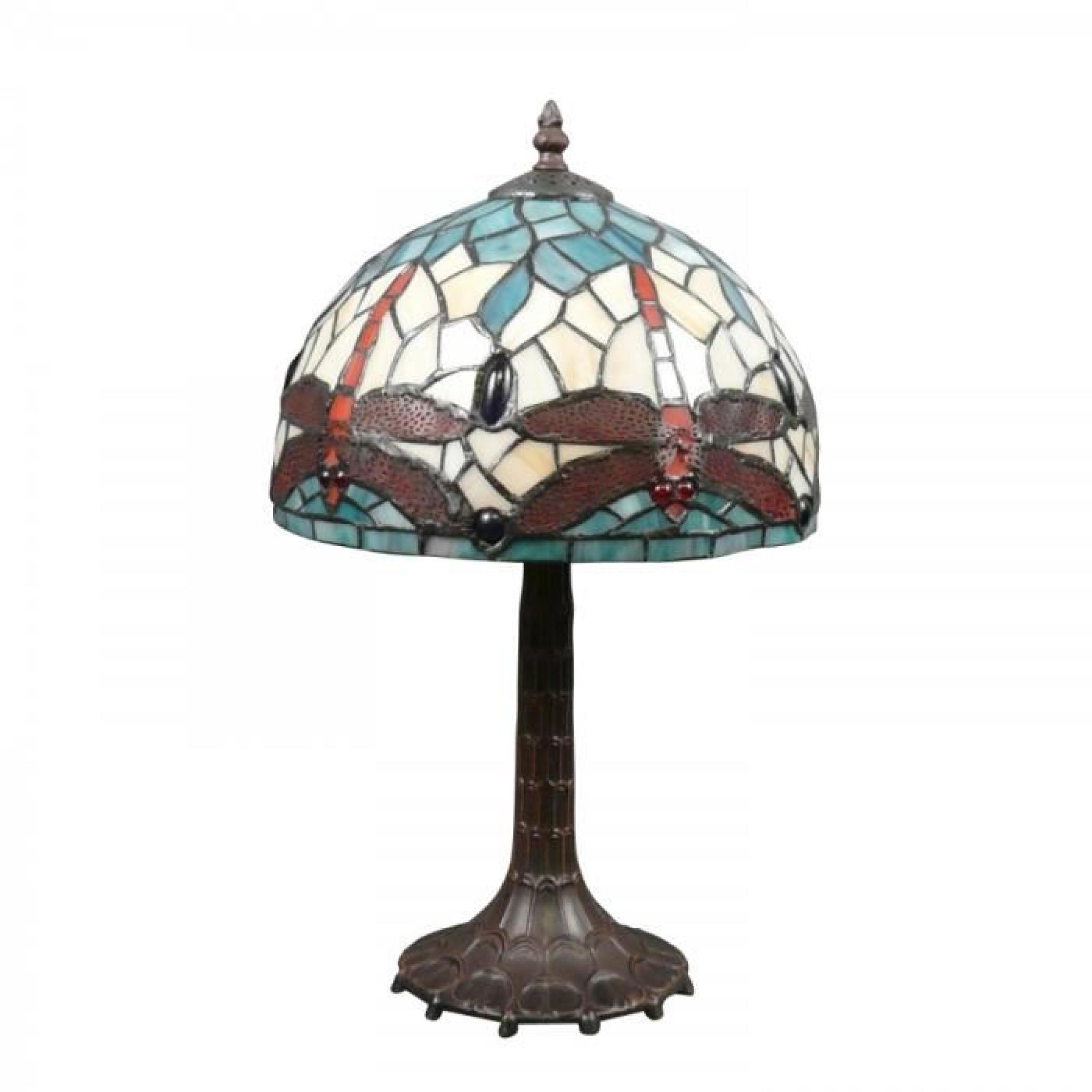 Lampe Tiffany libellules art nouveau pas cher
