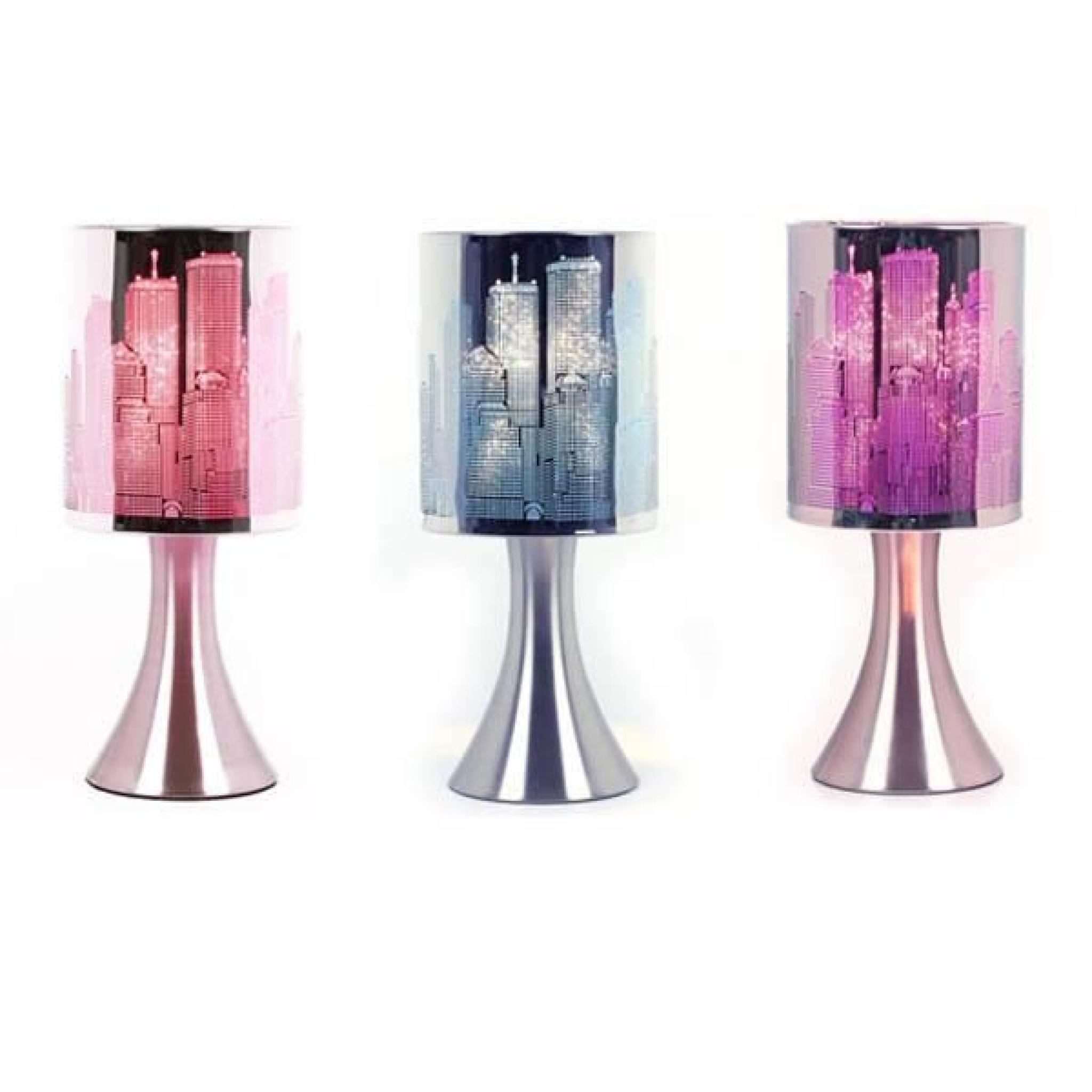 Lampe Touch New-York City a variateur Modele Rose