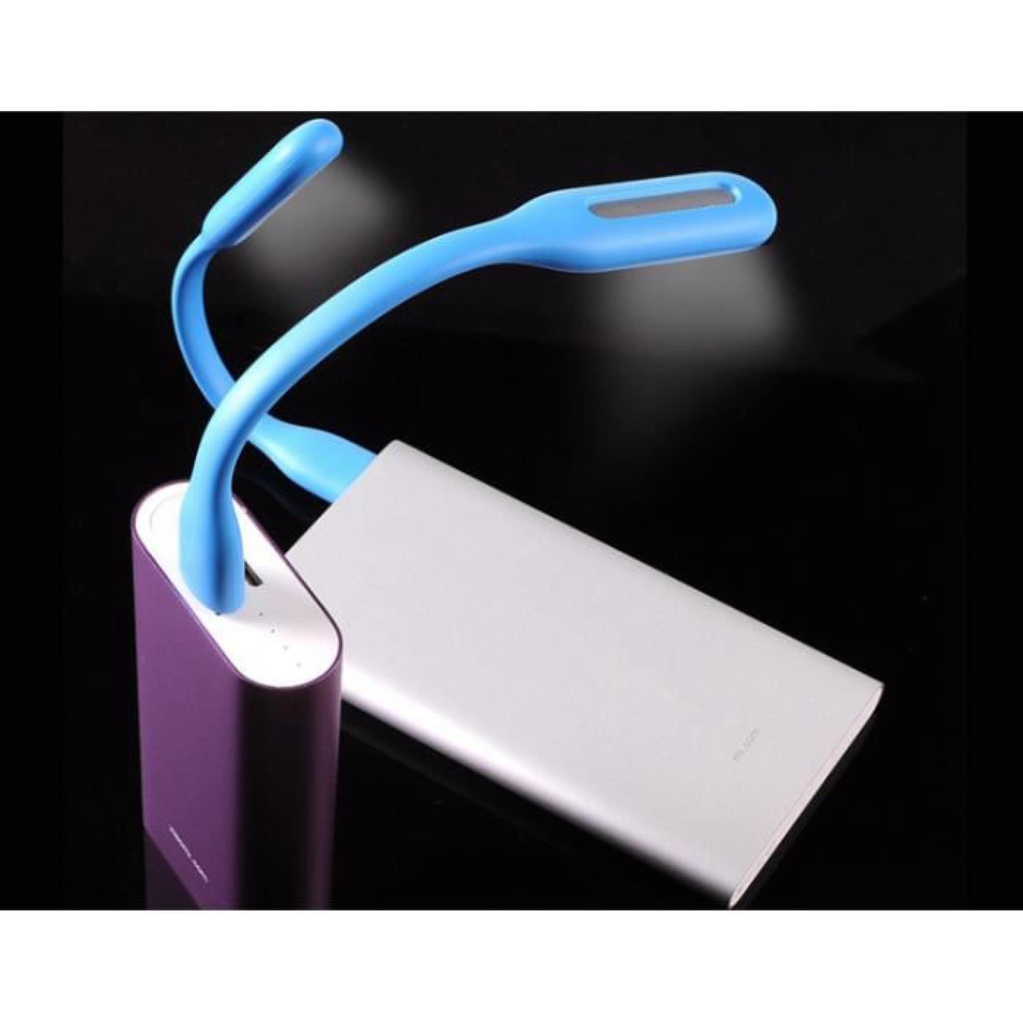 Lampe USB LED Mini Lampe Torche Taille de Poche parfait pour les Voyages Bleu